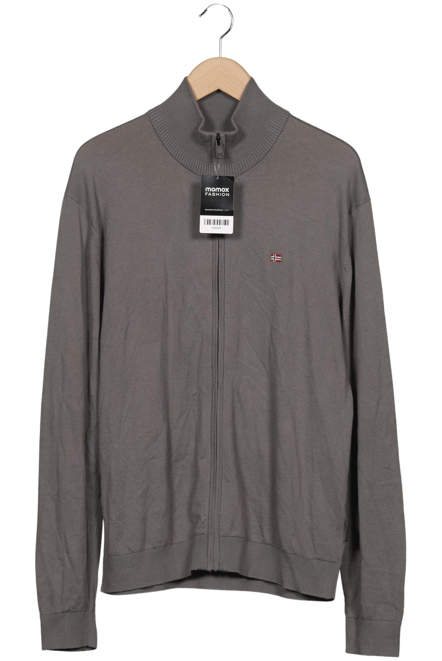

Napapijri Herren Strickjacke, grau, Gr. 54