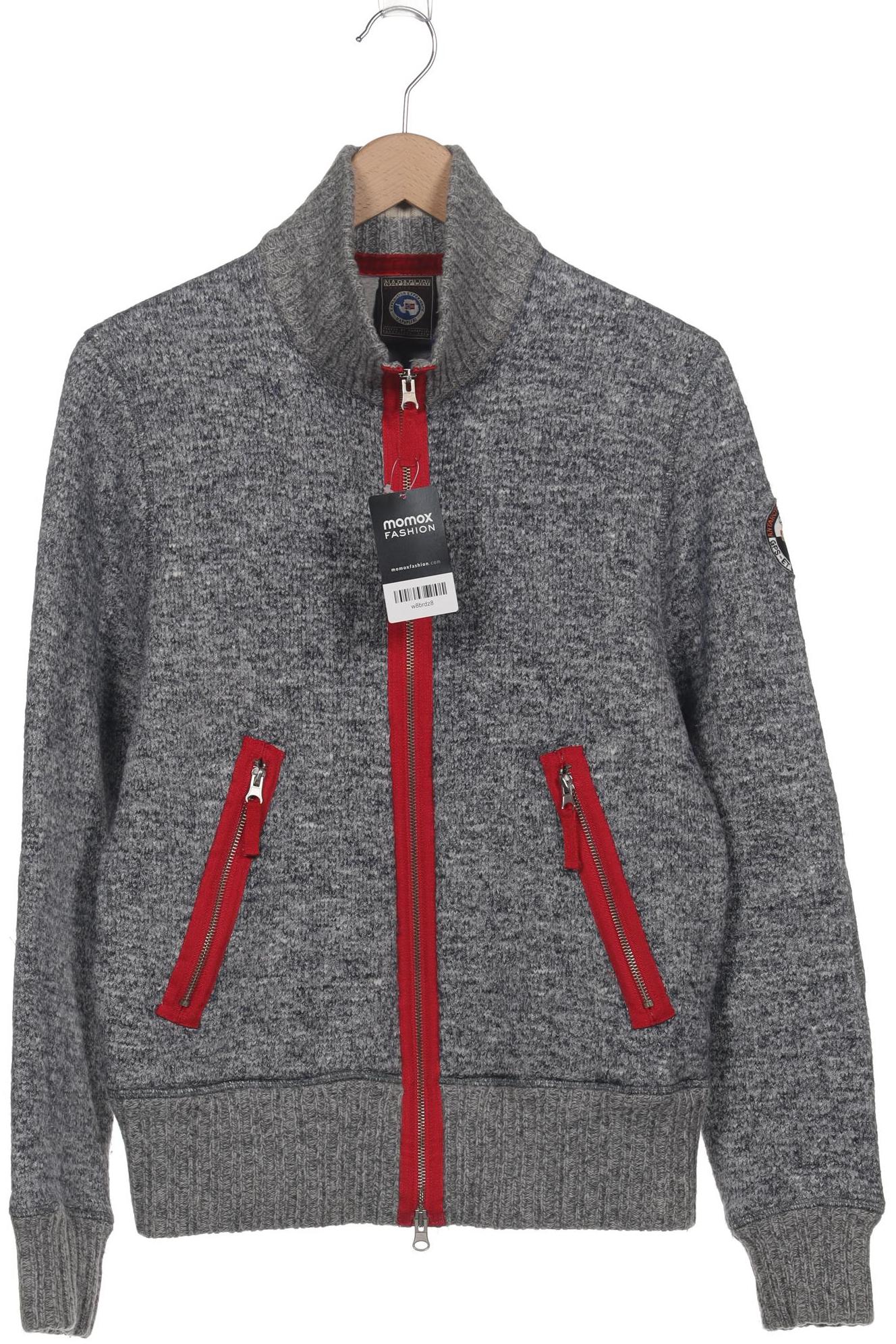 

Napapijri Herren Strickjacke, grau, Gr. 48