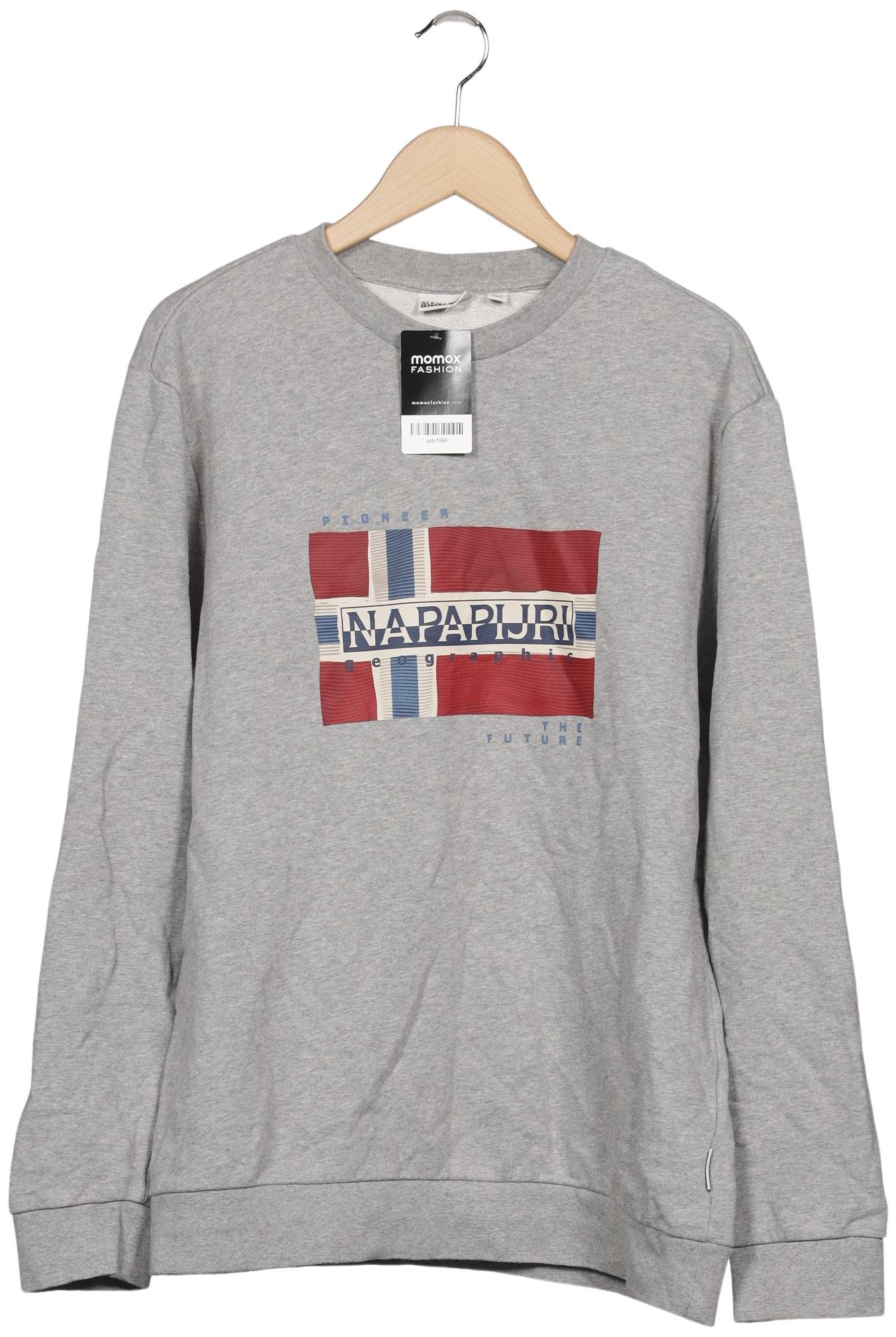 

Napapijri Herren Sweatshirt, grau, Gr. 52