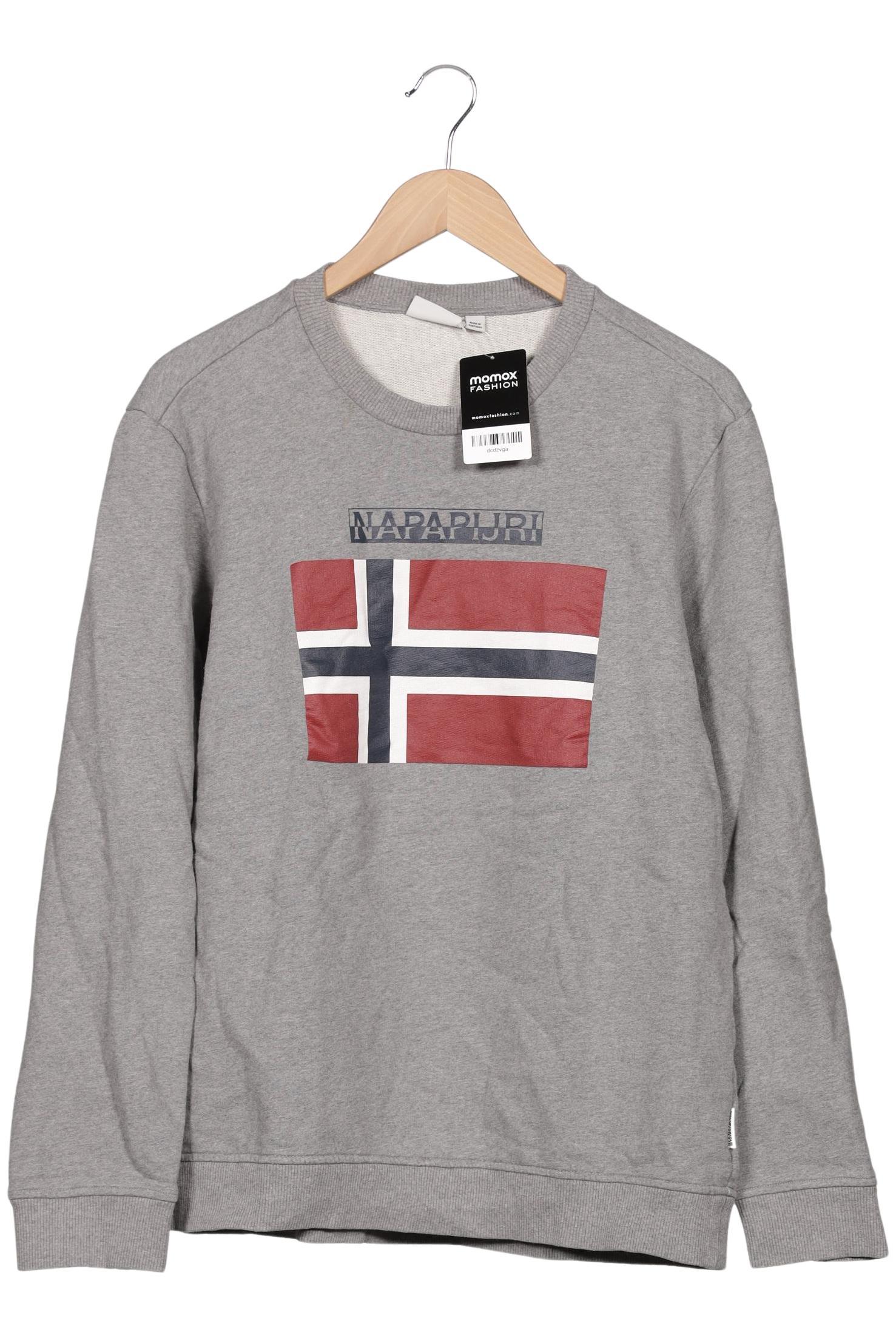 

Napapijri Herren Sweatshirt, grau, Gr. 52