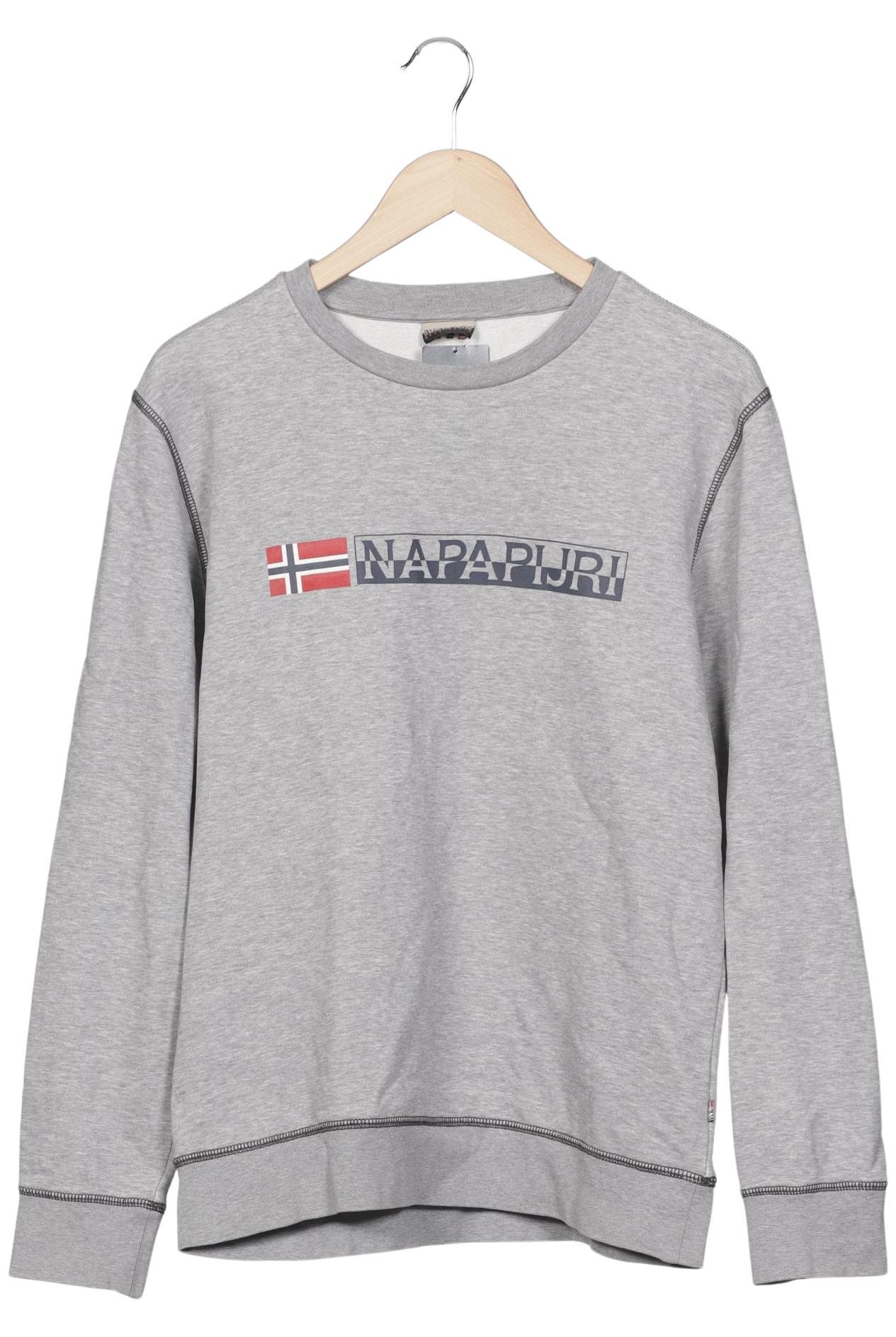 

Napapijri Herren Sweatshirt, grau, Gr. 48