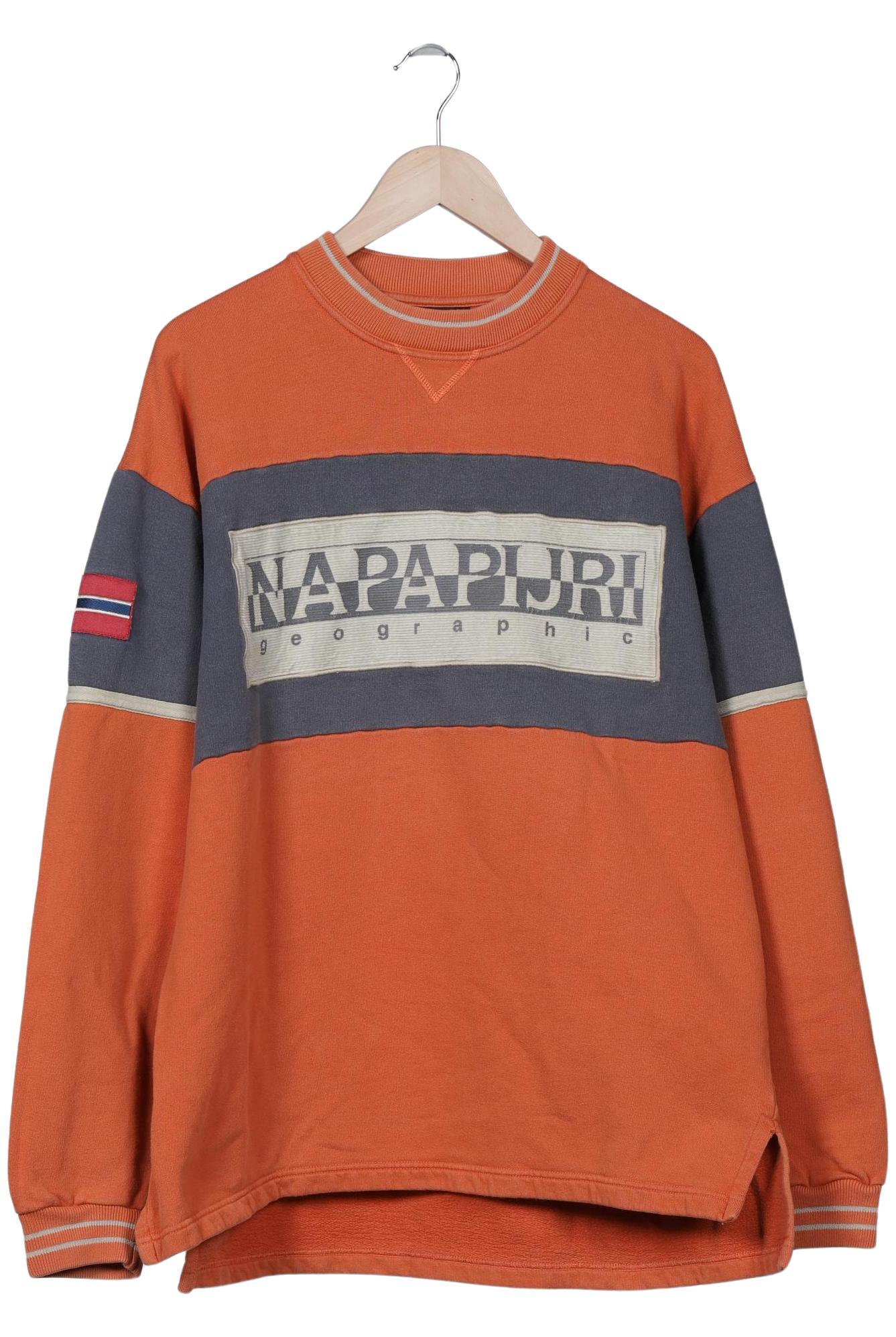 

Napapijri Herren Sweatshirt, orange, Gr. 52
