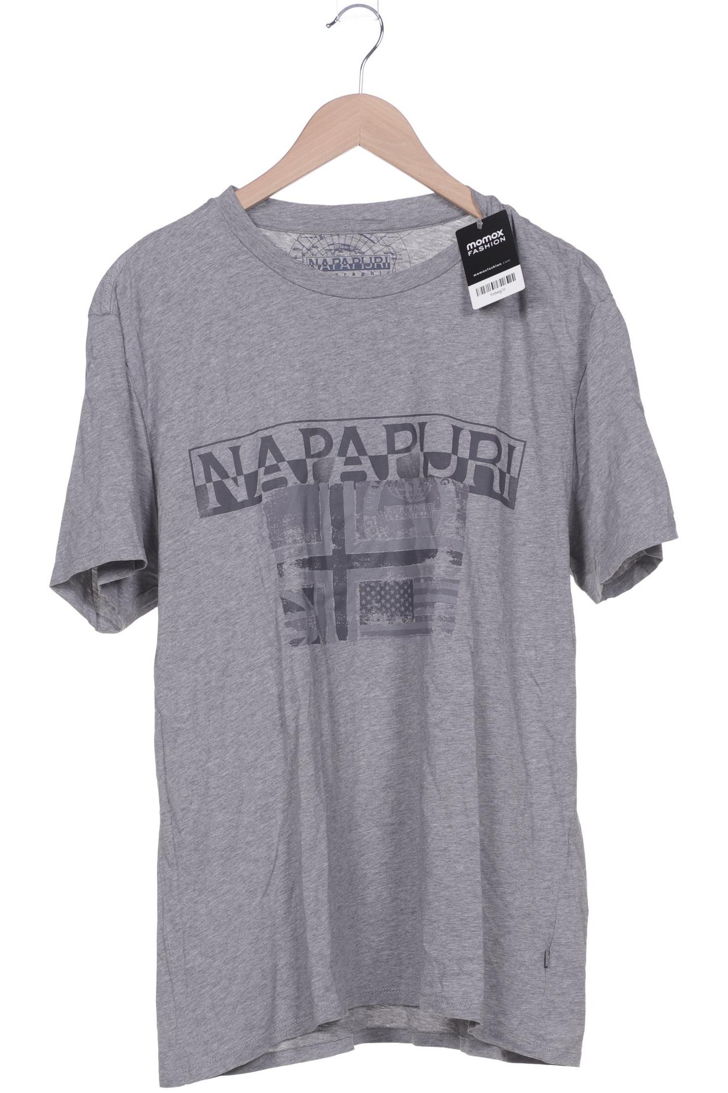

Napapijri Herren T-Shirt, grau, Gr. 58