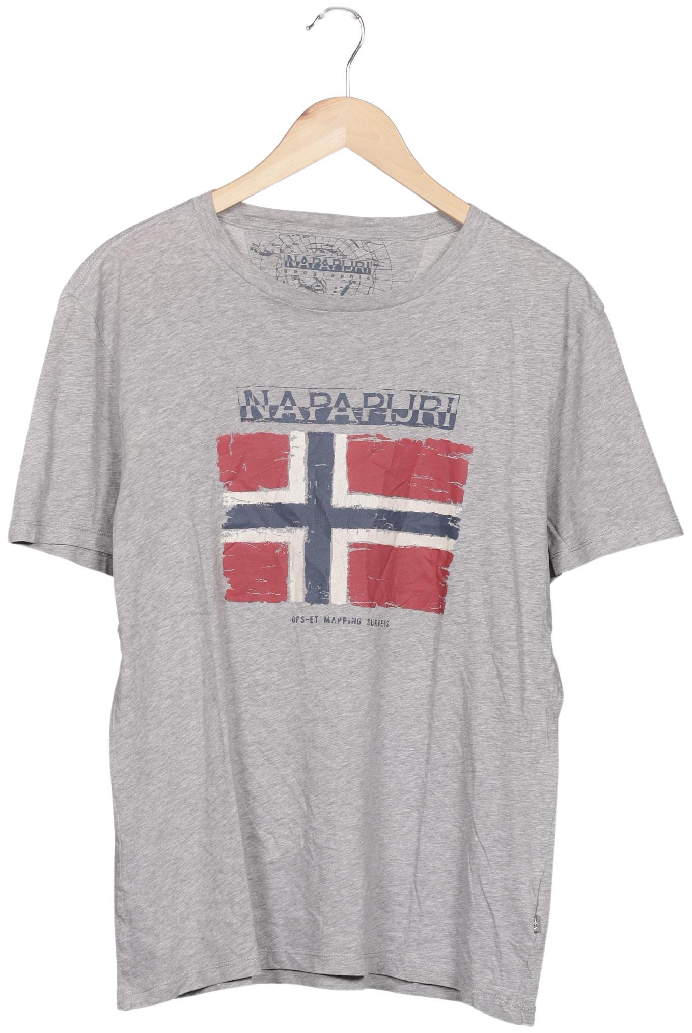 

Napapijri Herren T-Shirt, grau, Gr. 52