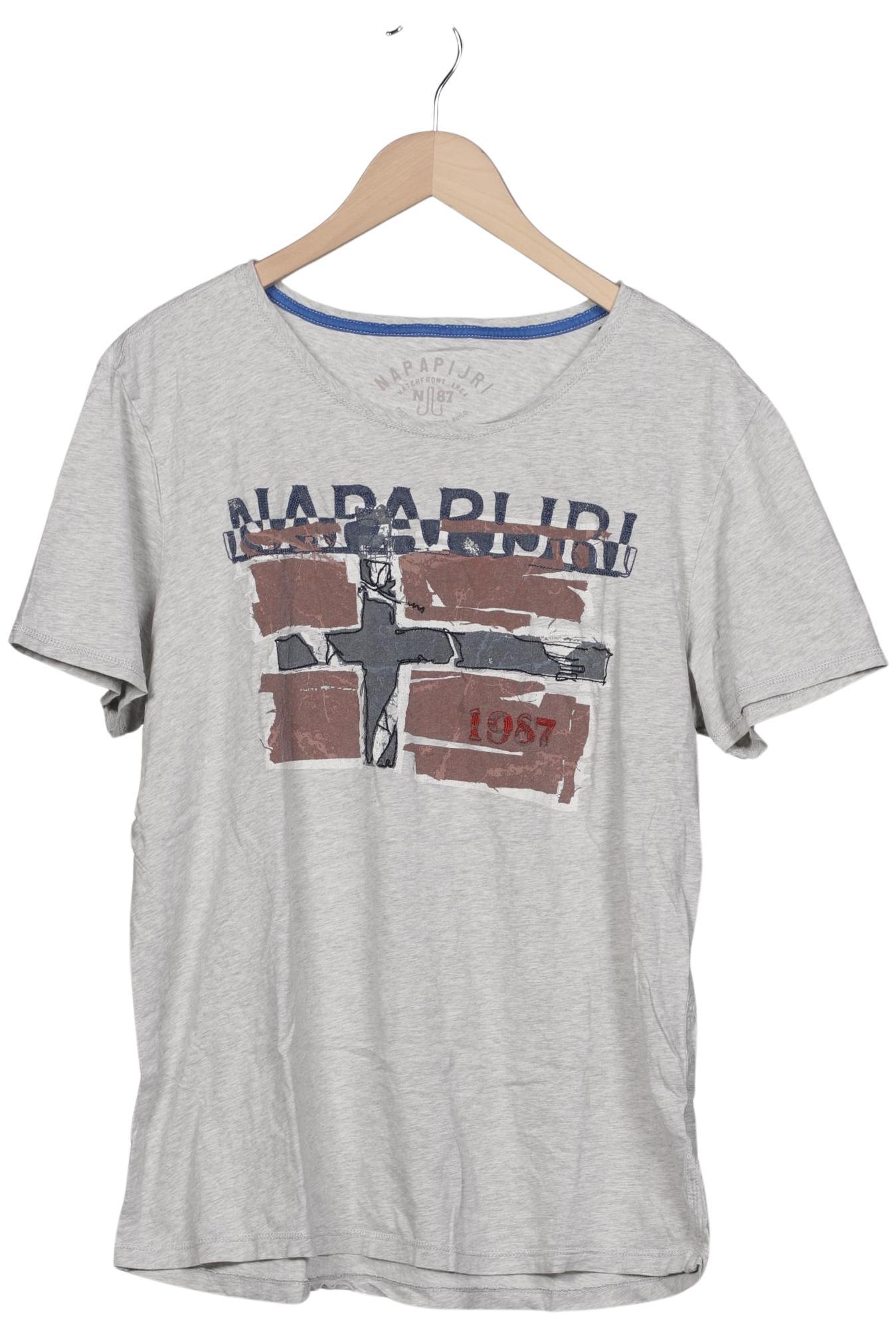 

Napapijri Herren T-Shirt, grau, Gr. 56
