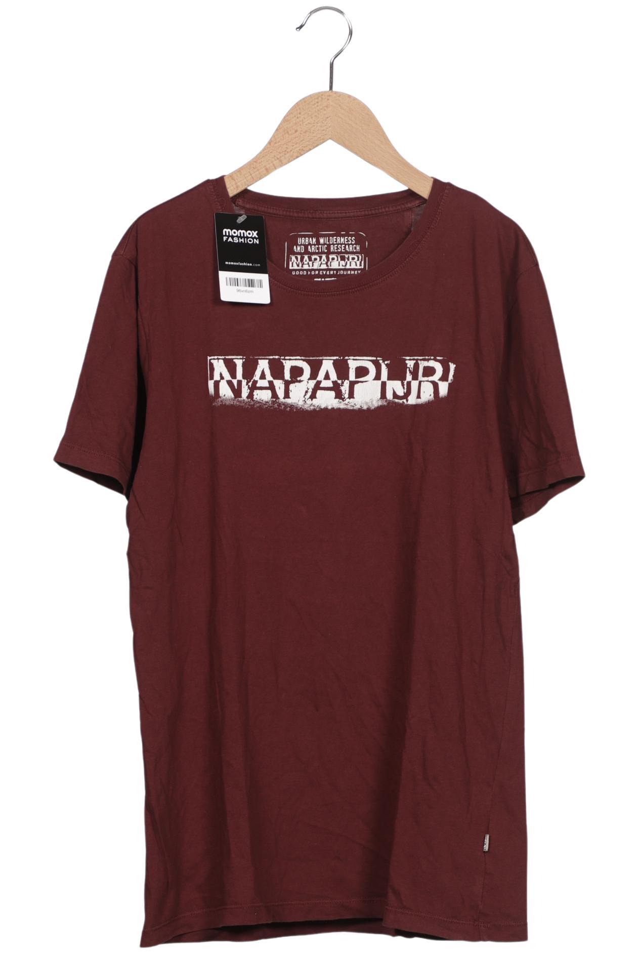 

Napapijri Herren T-Shirt, bordeaux, Gr. 48