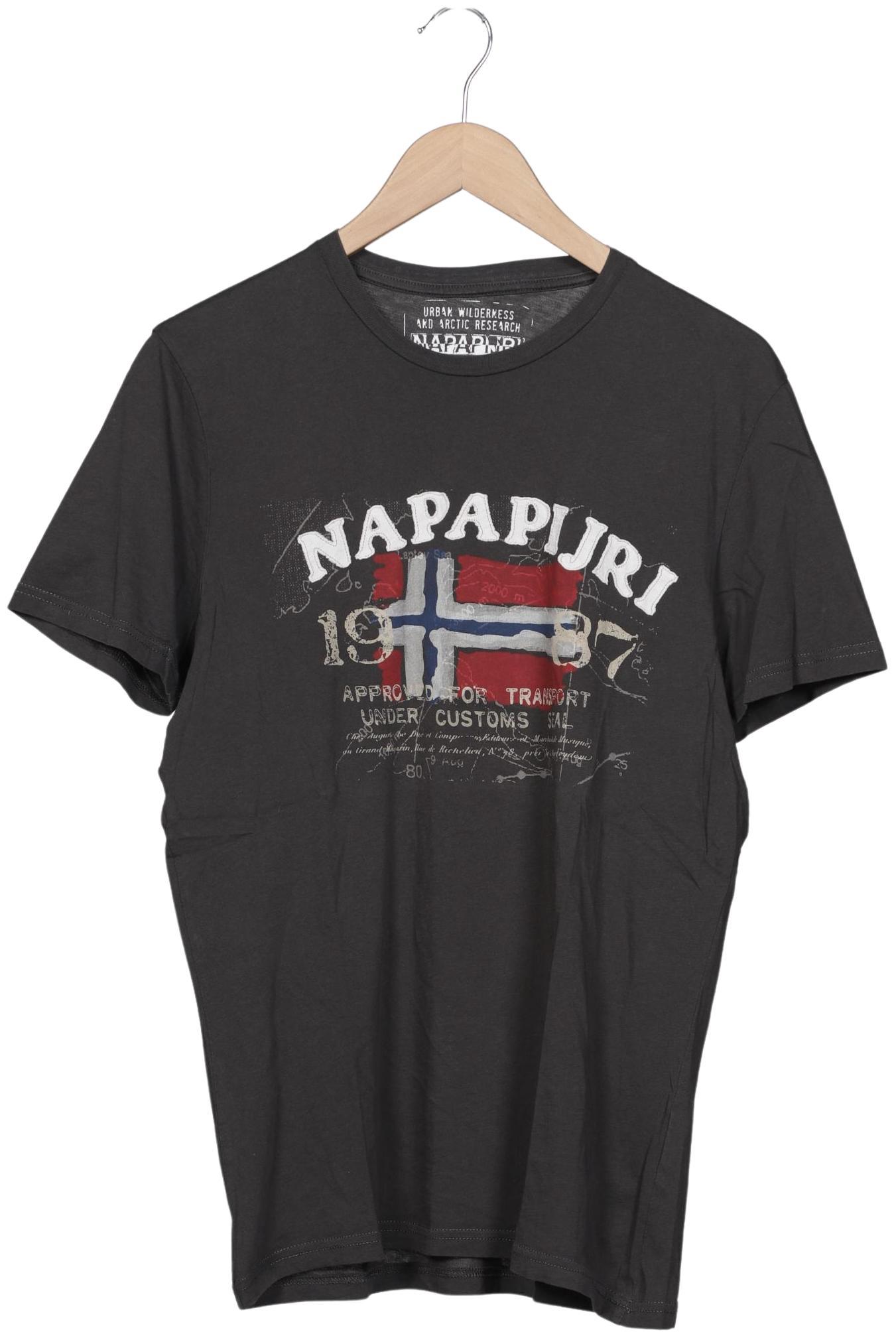 

Napapijri Herren T-Shirt, grau, Gr. 48
