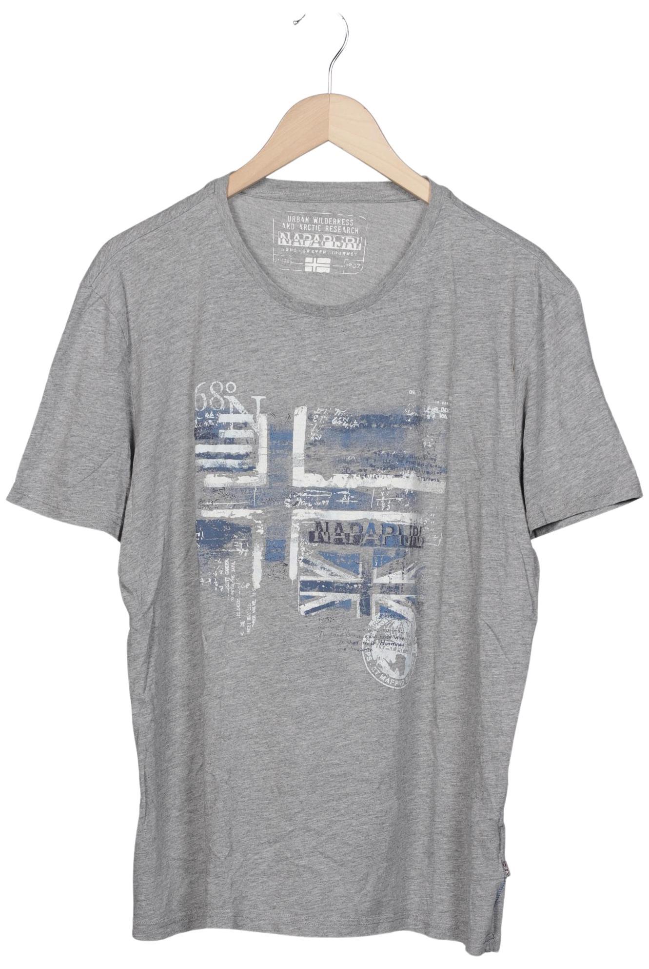 

Napapijri Herren T-Shirt, grau, Gr. 56