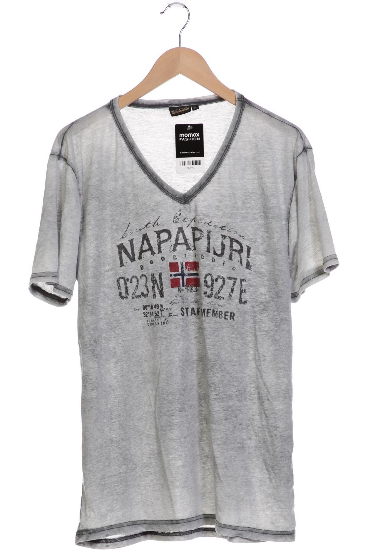 

Napapijri Herren T-Shirt, grau, Gr. 58