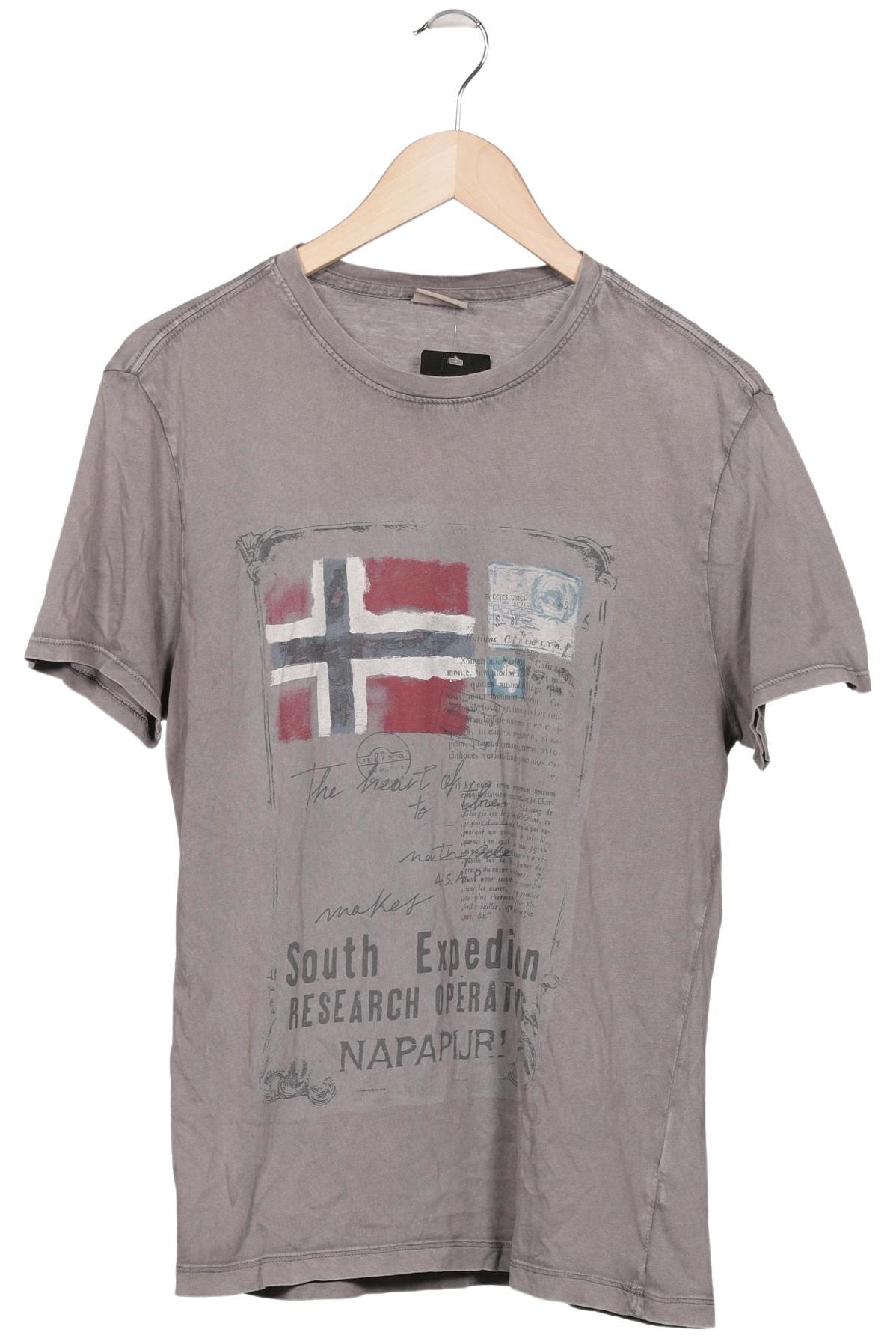 

Napapijri Herren T-Shirt, grau, Gr. 48