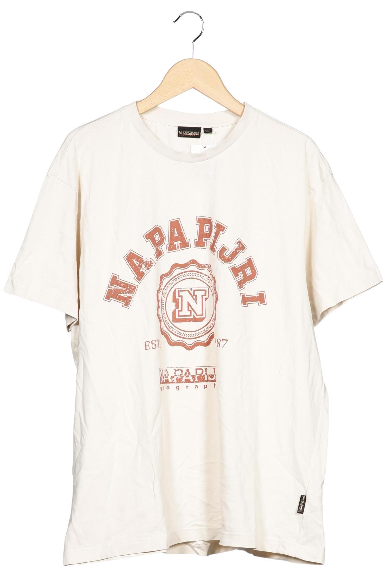 Thumbnail - Napapijri Herren T-Shirt, cremeweiß, Gr. 54