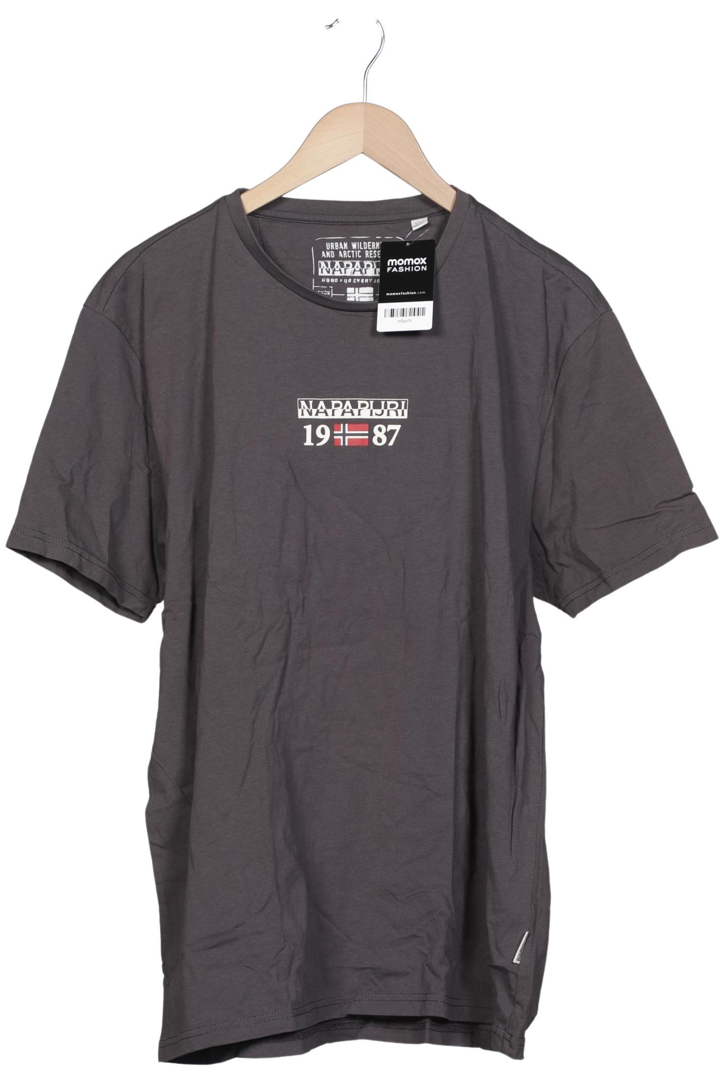 

Napapijri Herren T-Shirt, grau, Gr. 56