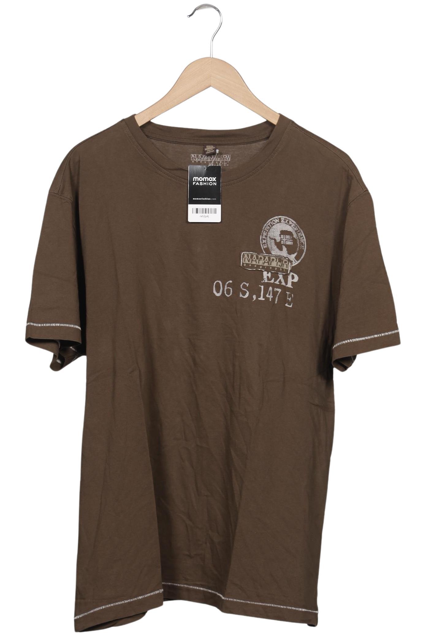 

Napapijri Herren T-Shirt, braun, Gr. 58