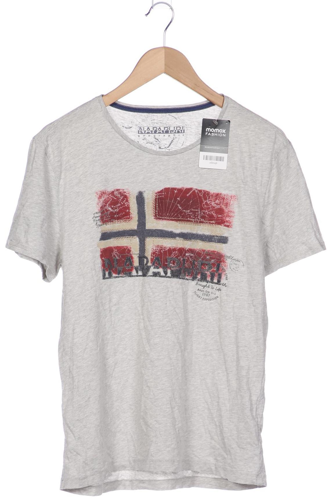 

Napapijri Herren T-Shirt, grau, Gr. 52