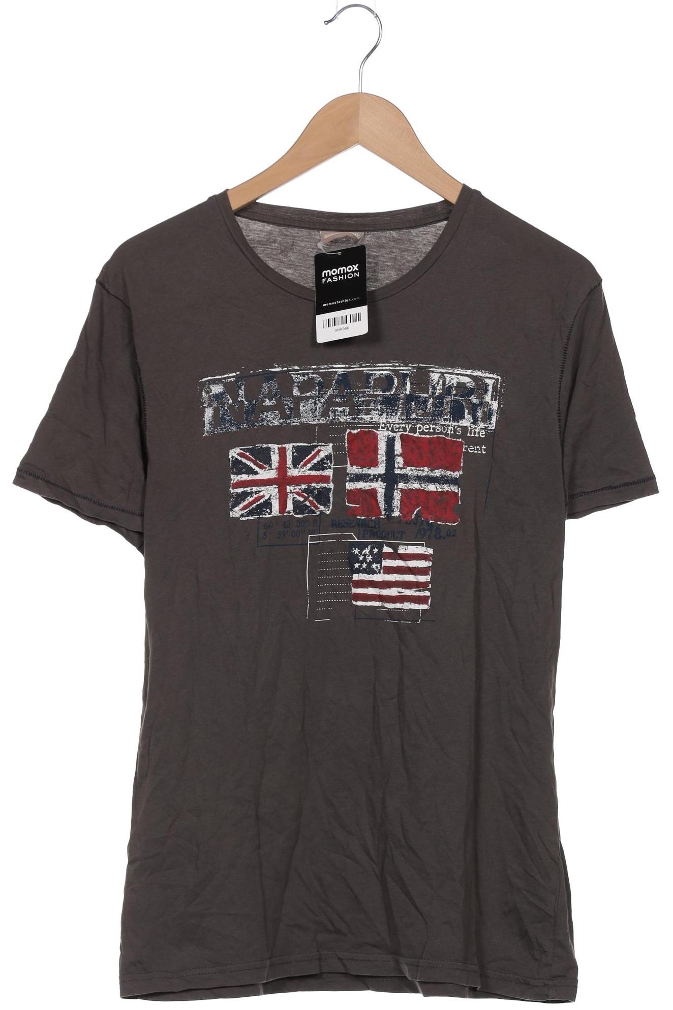 

Napapijri Herren T-Shirt, grau, Gr. 52