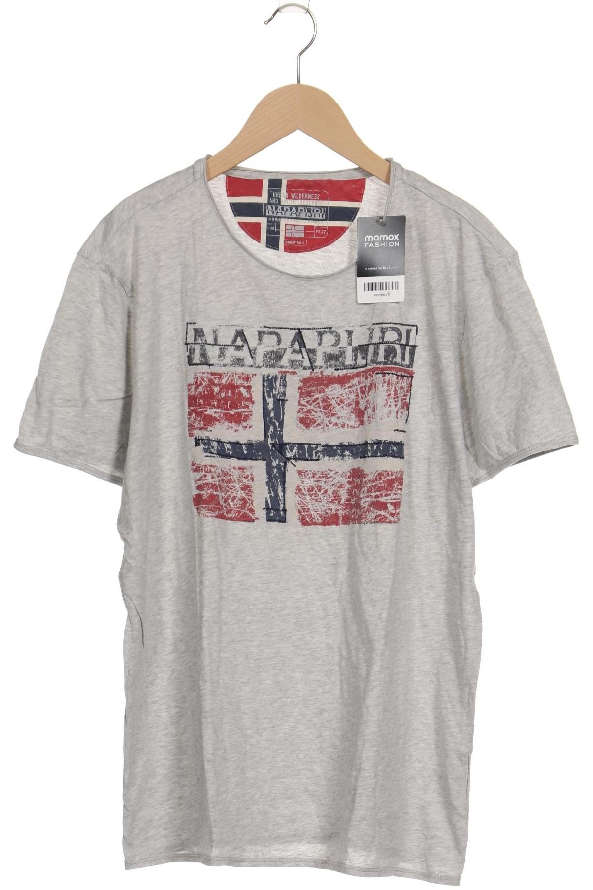 

Napapijri Herren T-Shirt, grau, Gr. 54