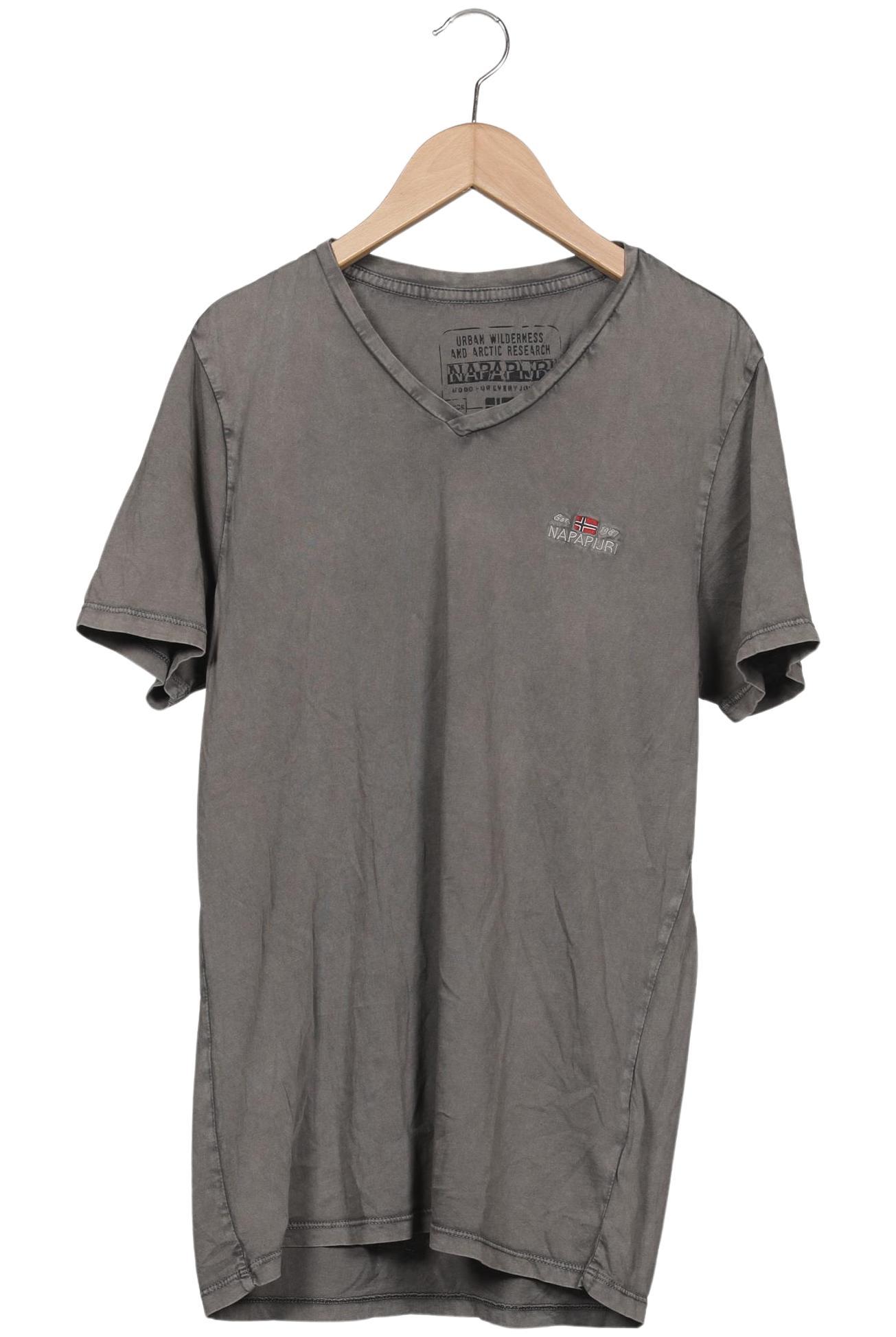 

Napapijri Herren T-Shirt, grau, Gr. 48