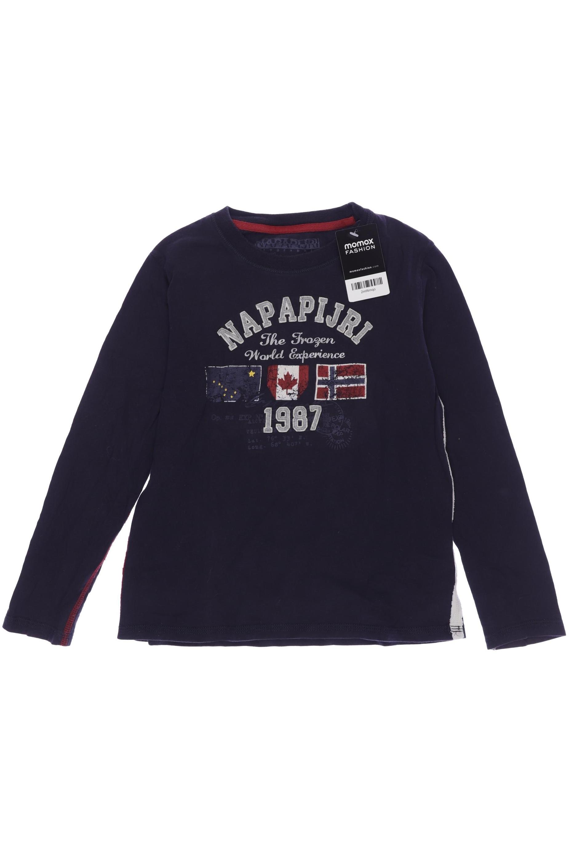 

Napapijri Herren Langarmshirt, marineblau, Gr. 140