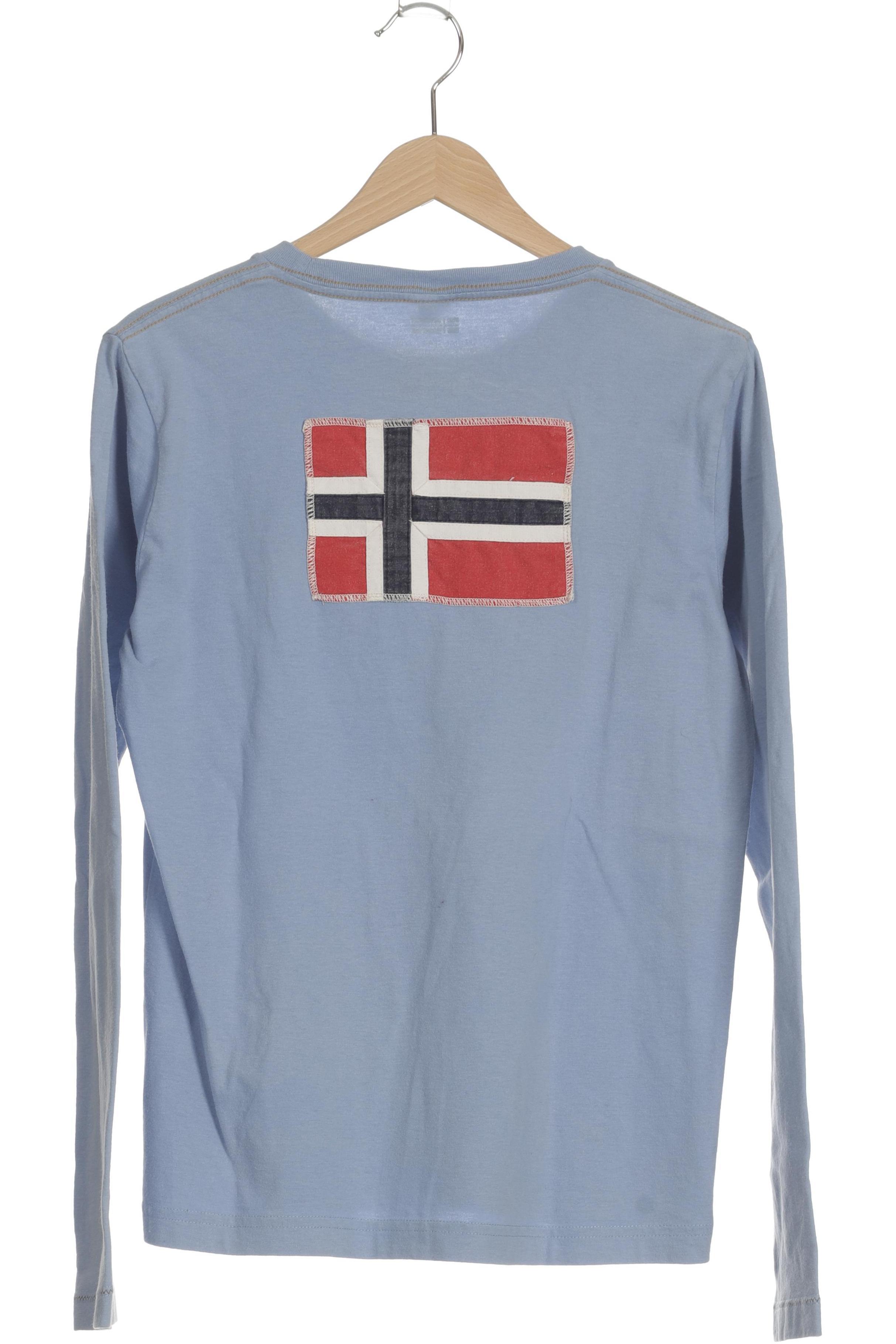 Thumbnail - Napapijri Jungen Langarmshirt, blau, Gr. 152