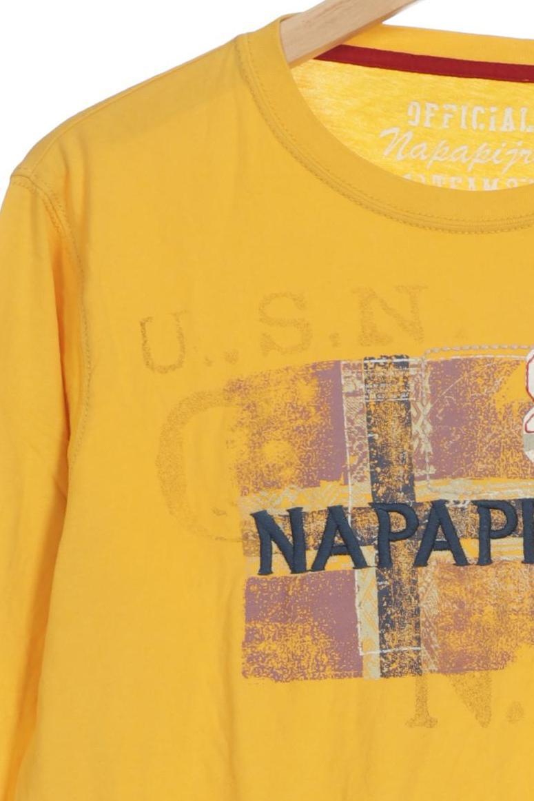 Thumbnail - Napapijri Jungen Langarmshirt, gelb, Gr. 170