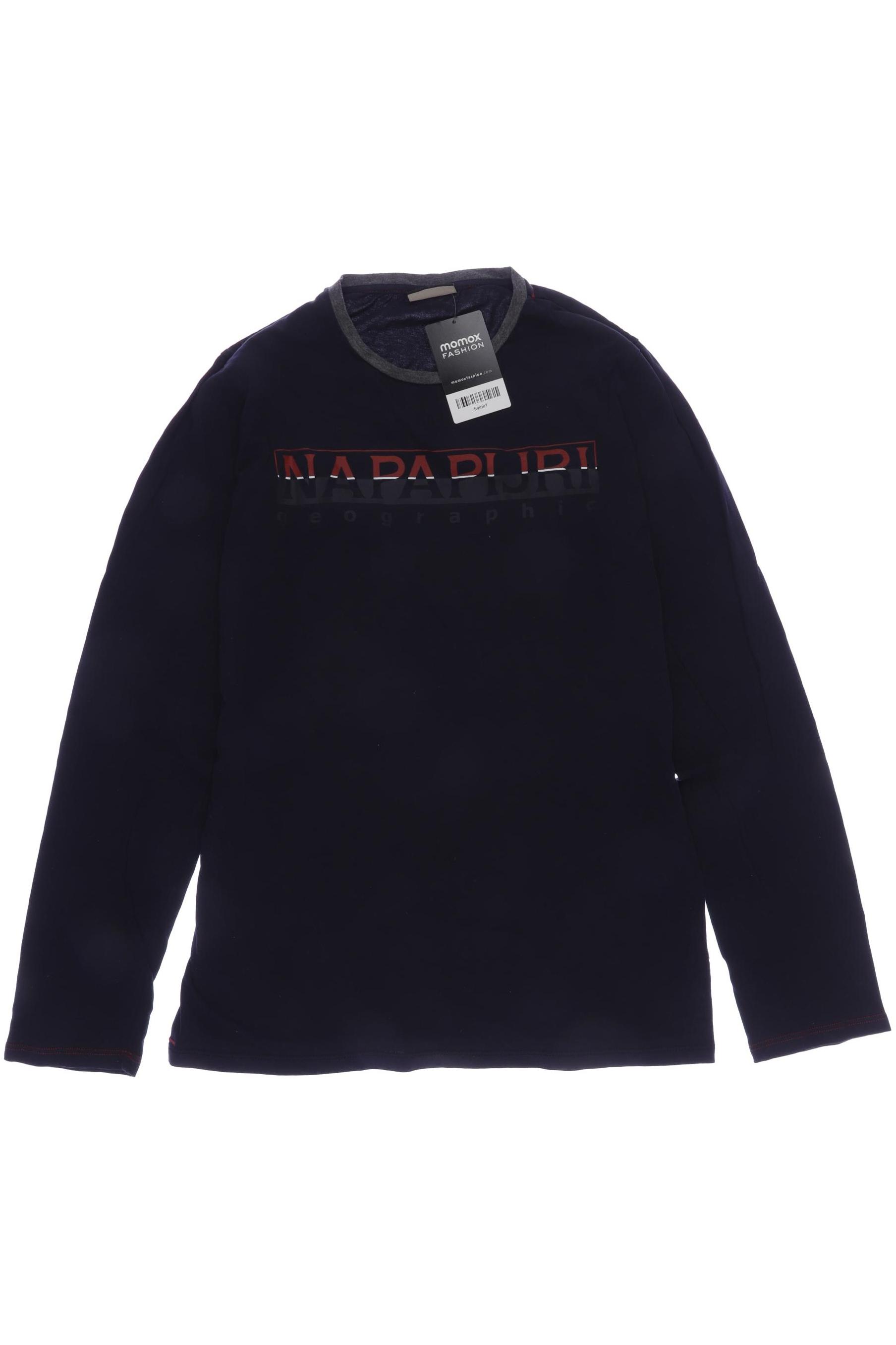 

Napapijri Herren Langarmshirt, marineblau, Gr. 170