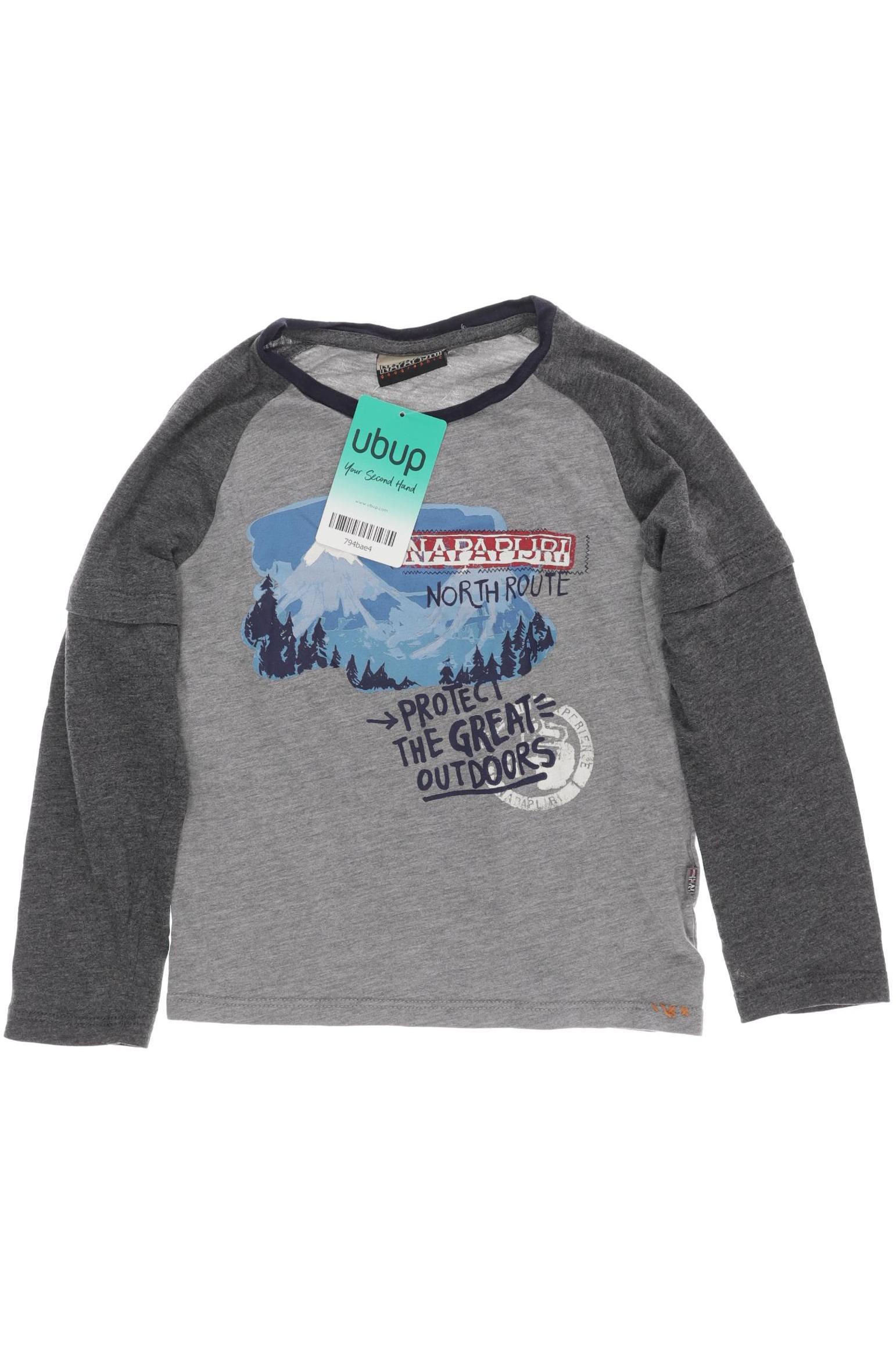 

Napapijri Jungen Langarmshirt, grau, Gr. 98