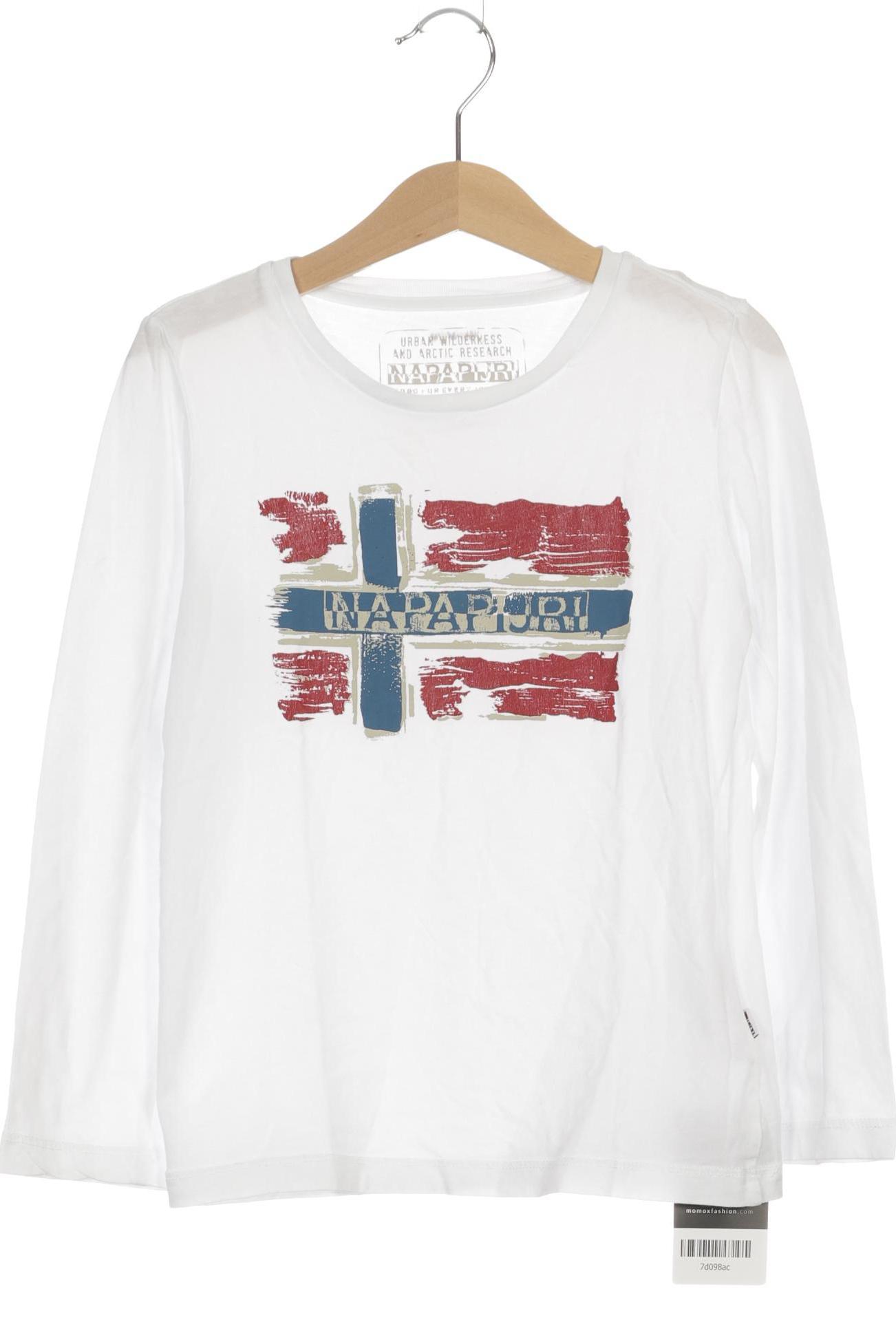 

Napapijri Herren Langarmshirt, weiß, Gr. 116