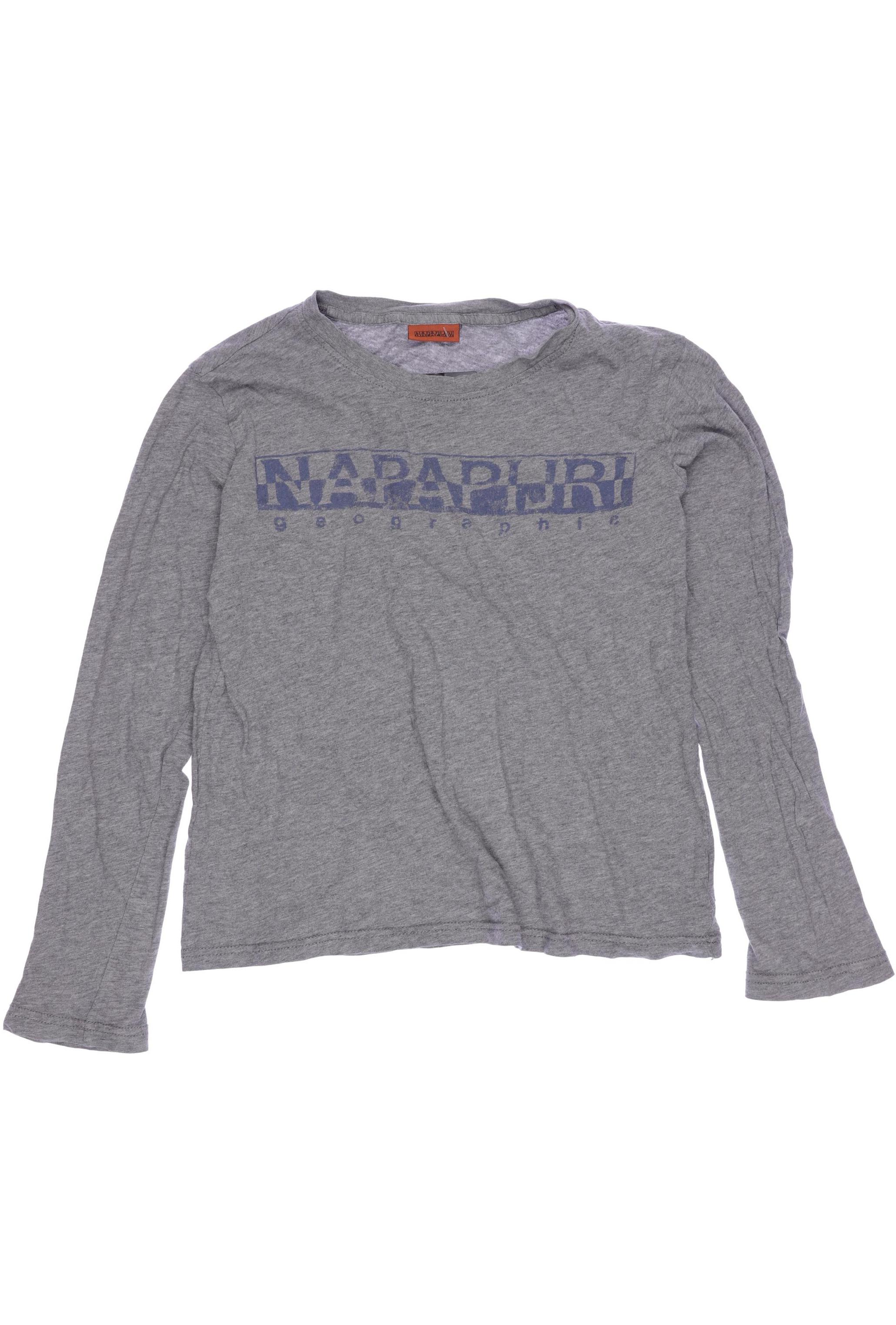 

Napapijri Herren Langarmshirt, grau, Gr. 12
