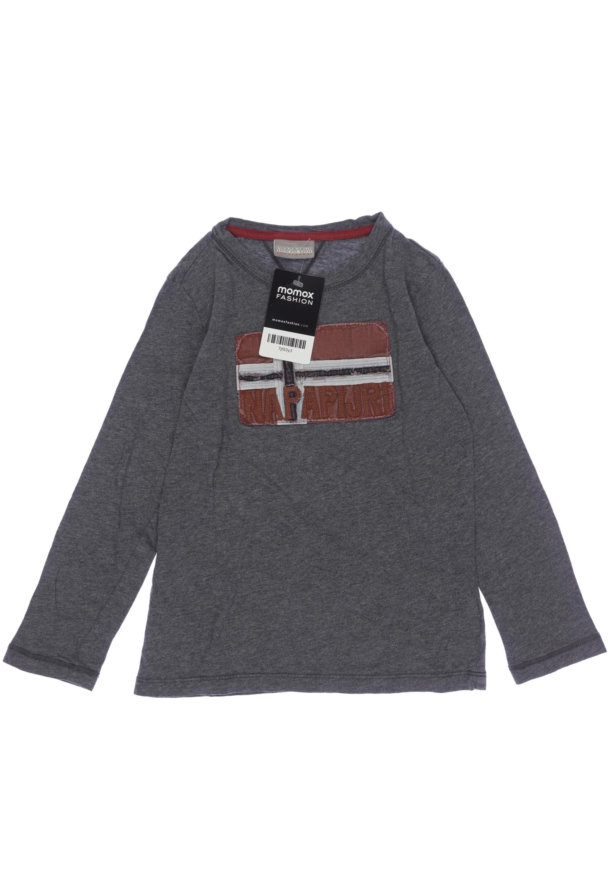 

Napapijri Herren Langarmshirt, grau, Gr. 116