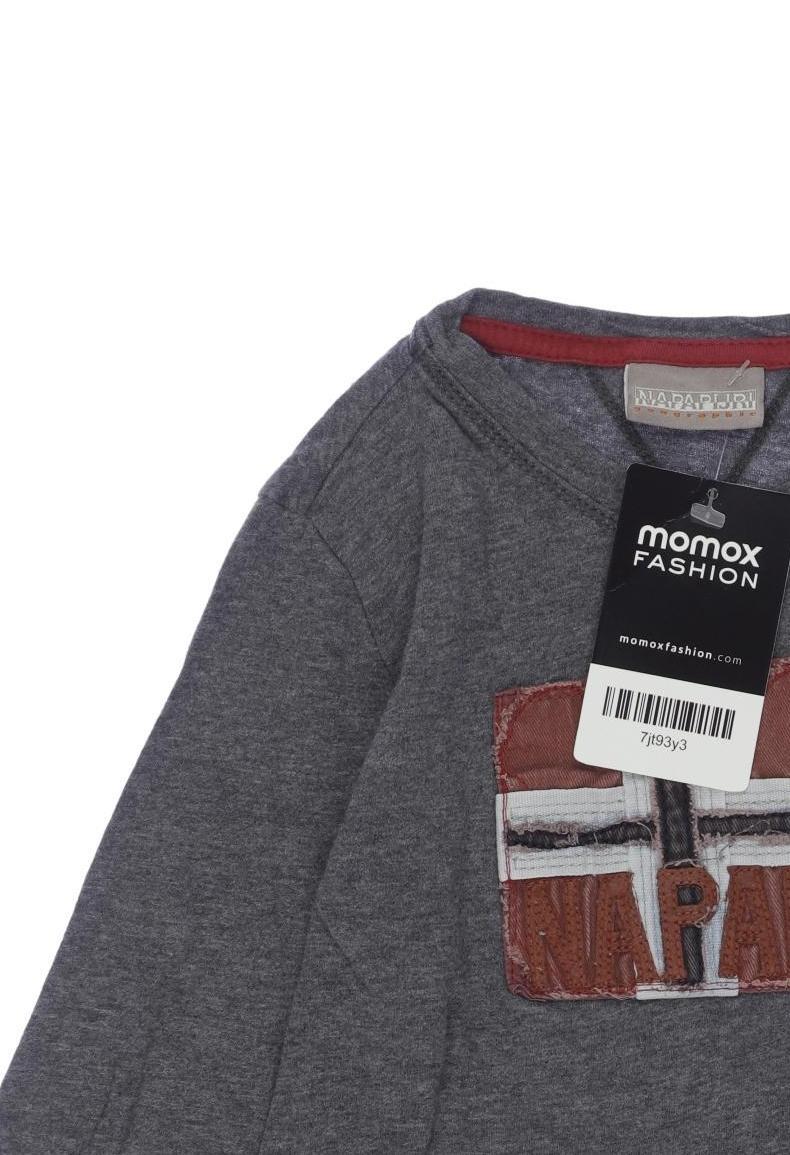 Thumbnail - Napapijri Jungen Langarmshirt, grau, Gr. 116