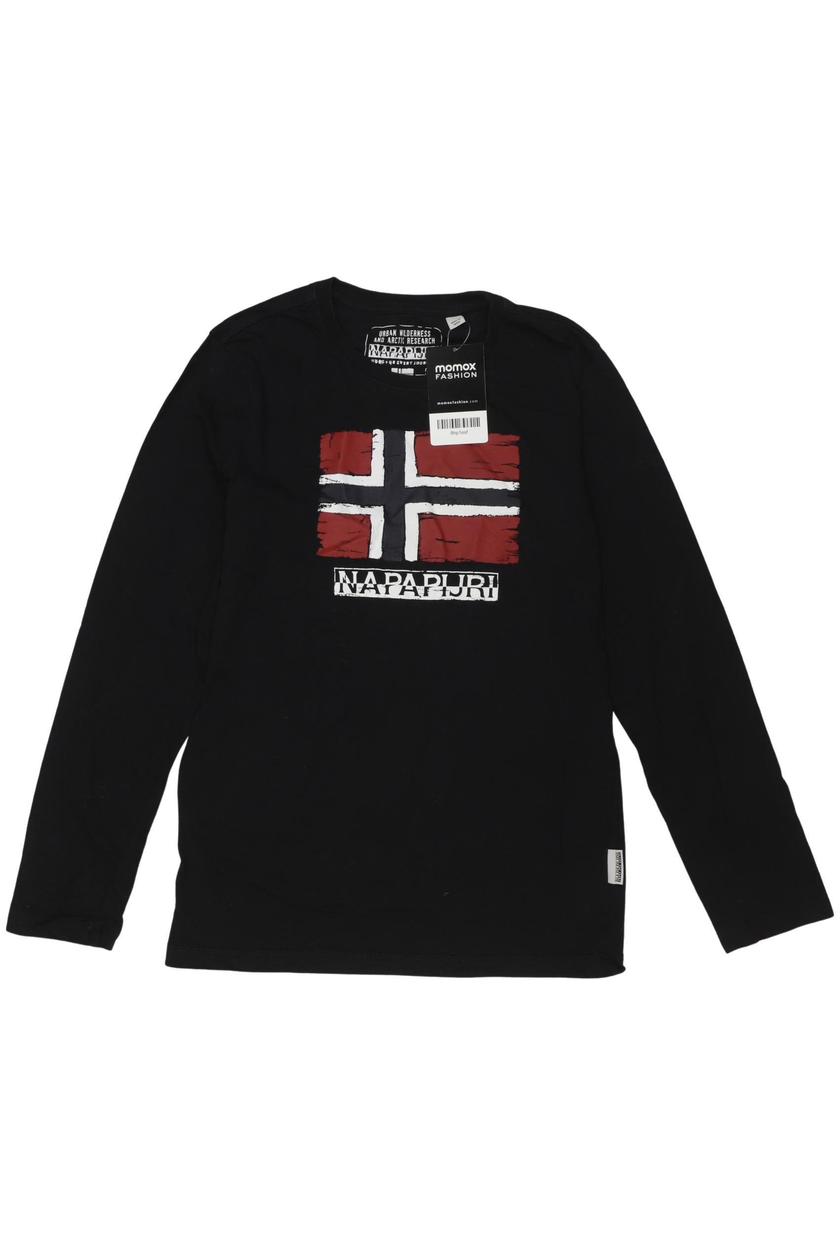 

Napapijri Jungen Langarmshirt, schwarz, Gr. 152