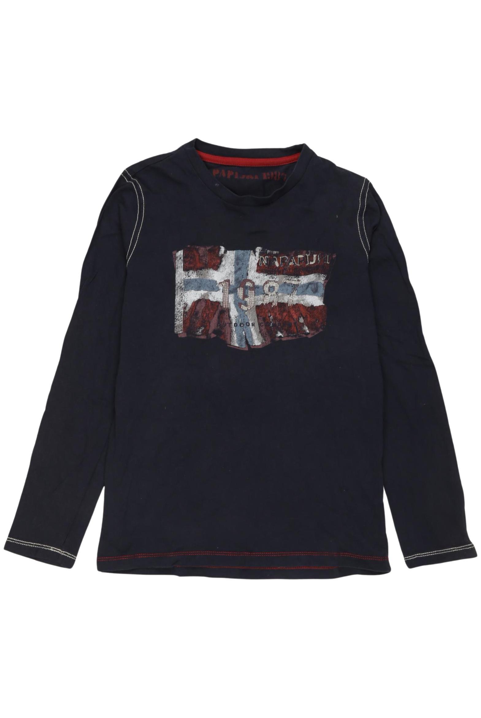

Napapijri Jungen Langarmshirt, marineblau, Gr. 152