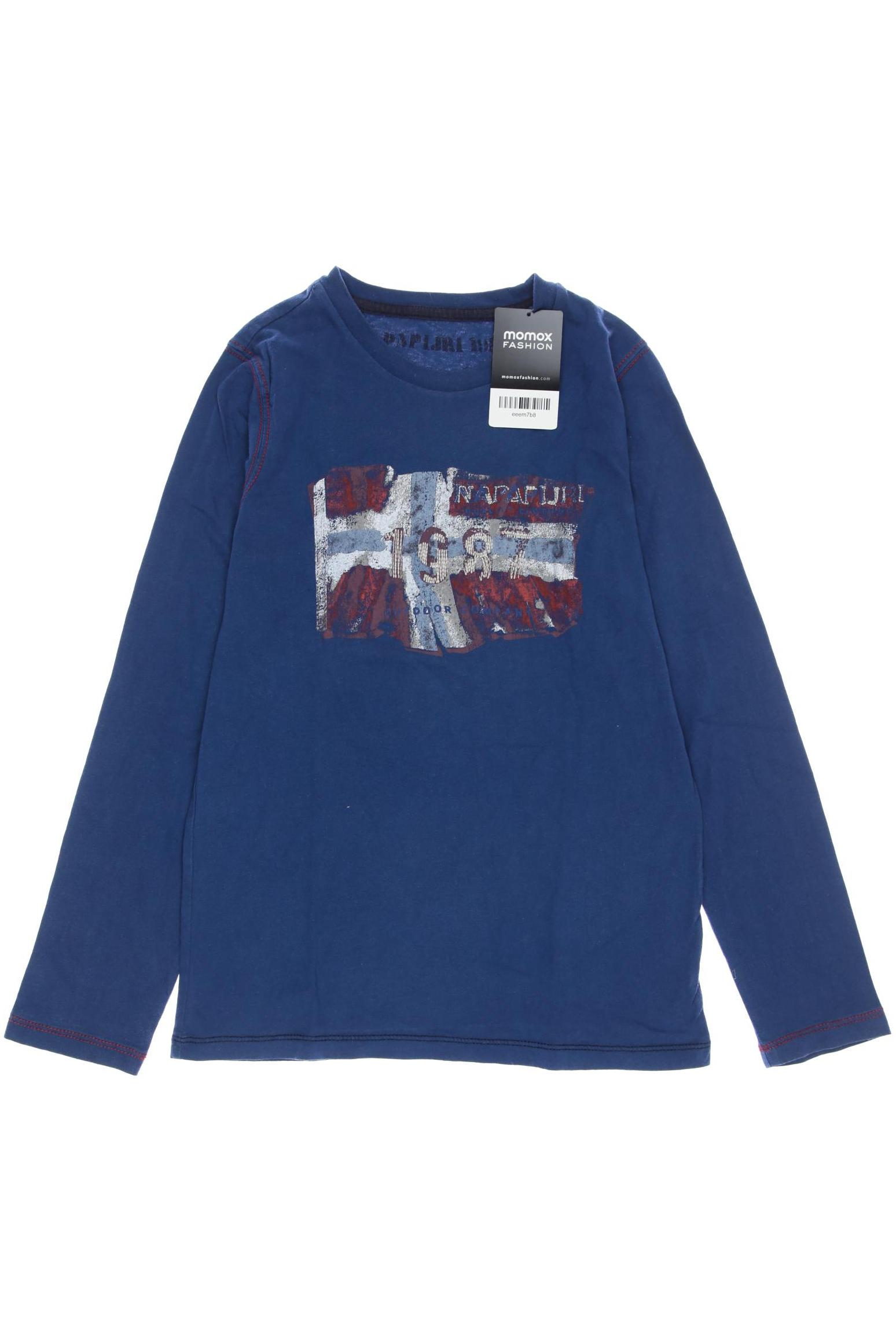 

Napapijri Herren Langarmshirt, blau, Gr. 152