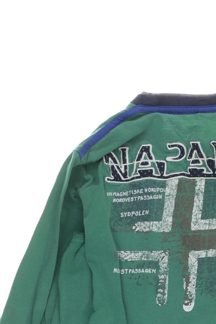 Thumbnail - Napapijri Jungen Langarmshirt, grün, Gr. 128