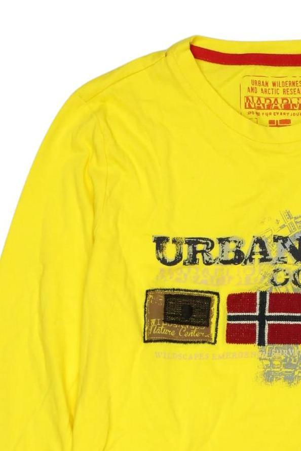 Thumbnail - Napapijri Jungen Langarmshirt, gelb, Gr. 14