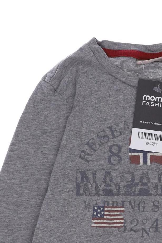 Thumbnail - Napapijri Jungen Langarmshirt, grau, Gr. 116