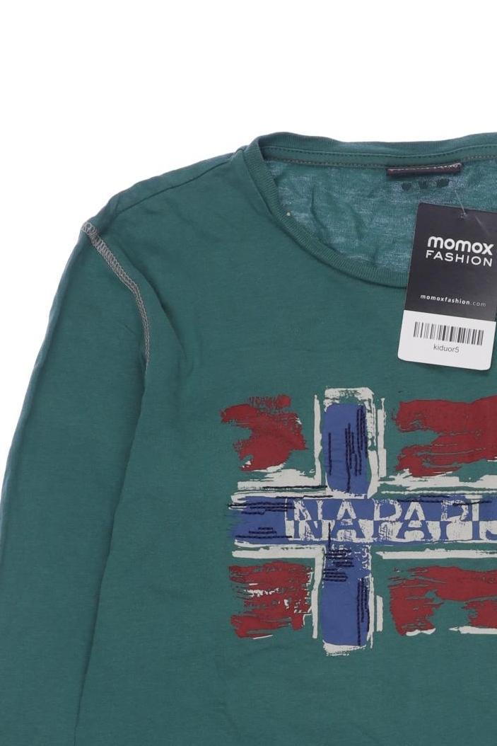 Thumbnail - Napapijri Jungen Langarmshirt, grün, Gr. 152
