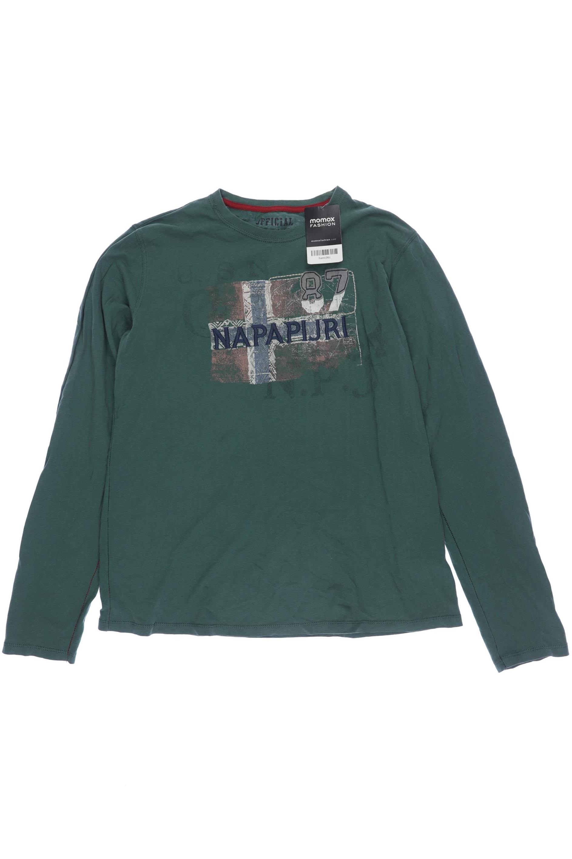 

Napapijri Herren Langarmshirt, grün, Gr. 170