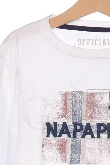 Thumbnail - Napapijri Jungen Langarmshirt, weiß, Gr. 8