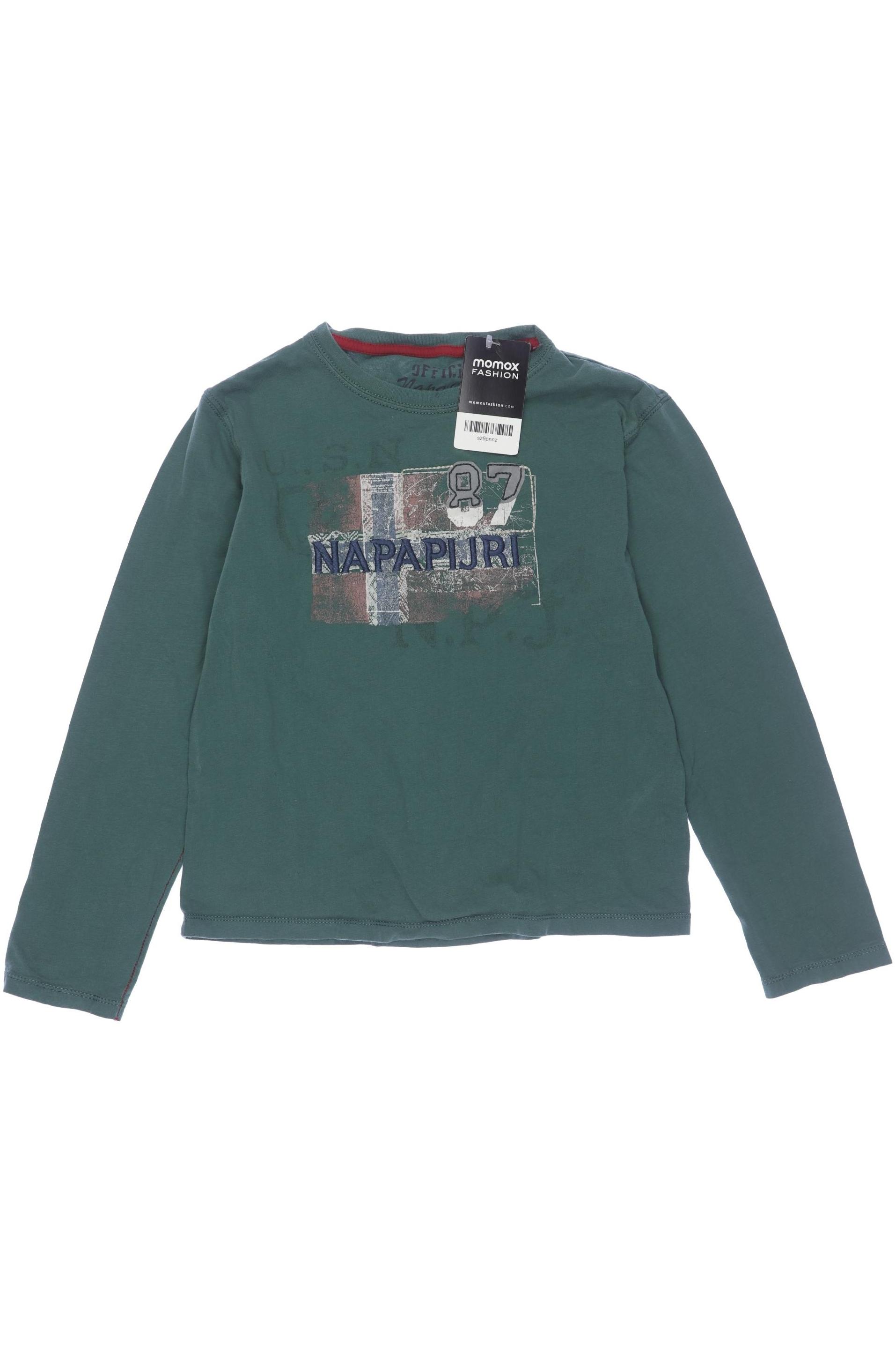 

Napapijri Herren Langarmshirt, türkis, Gr. 140
