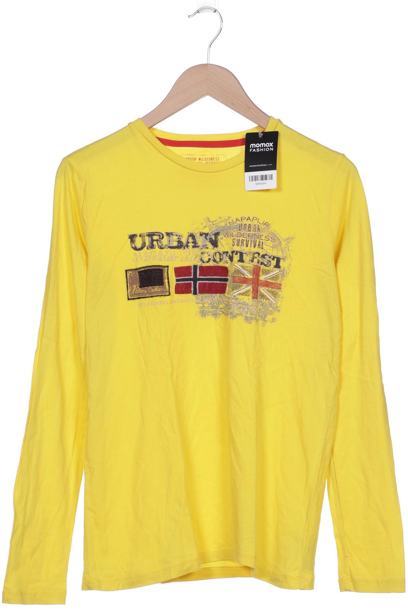 

Napapijri Herren Langarmshirt, gelb, Gr. 122