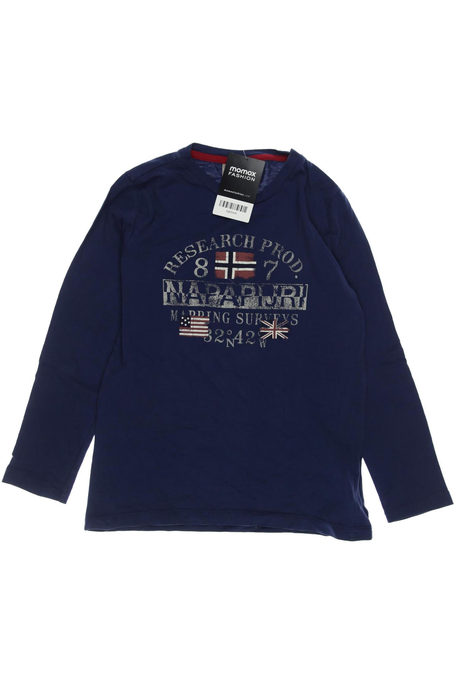 

Napapijri Herren Langarmshirt, blau, Gr. 8