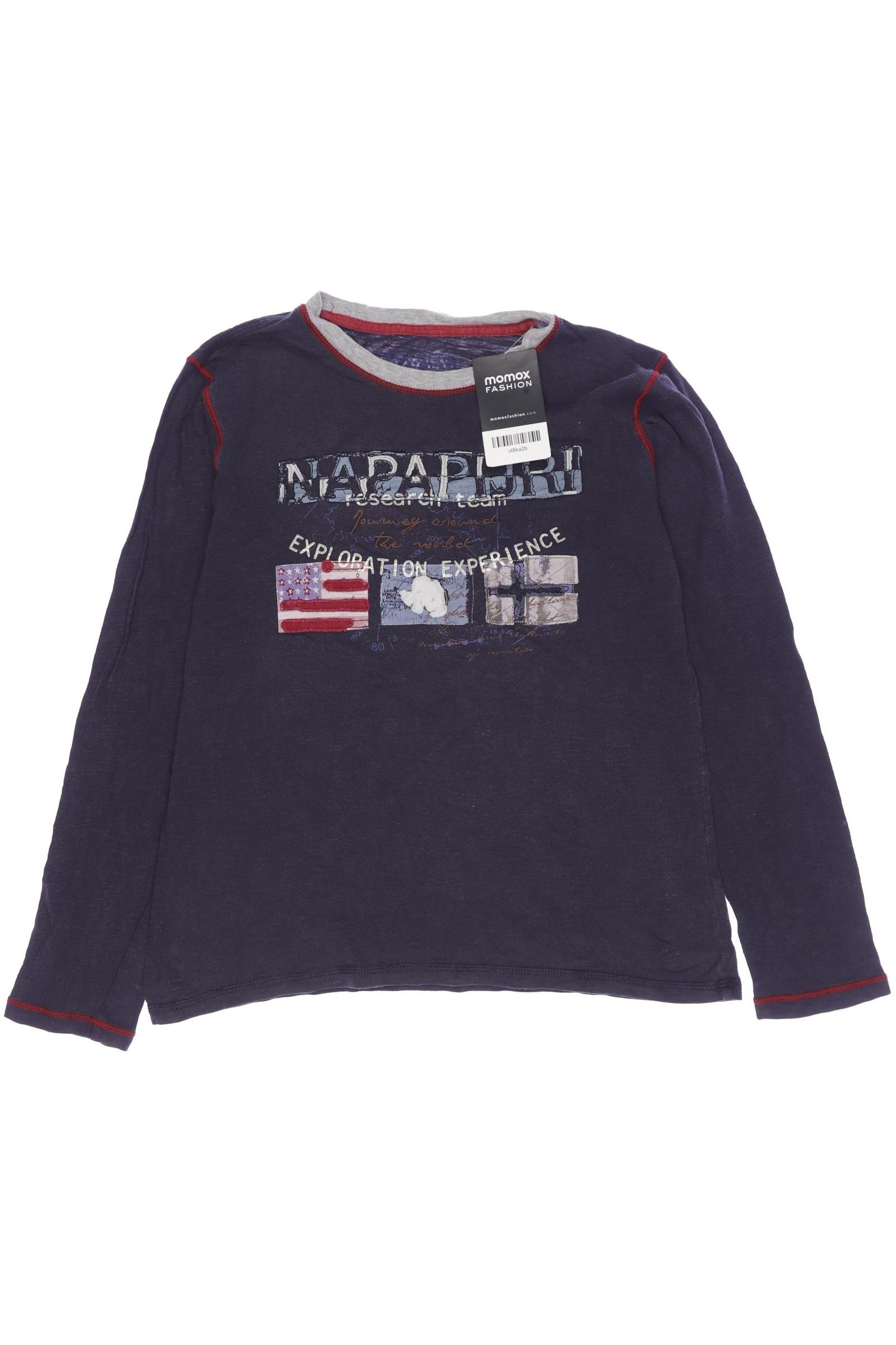 

Napapijri Herren Langarmshirt, marineblau, Gr. 152