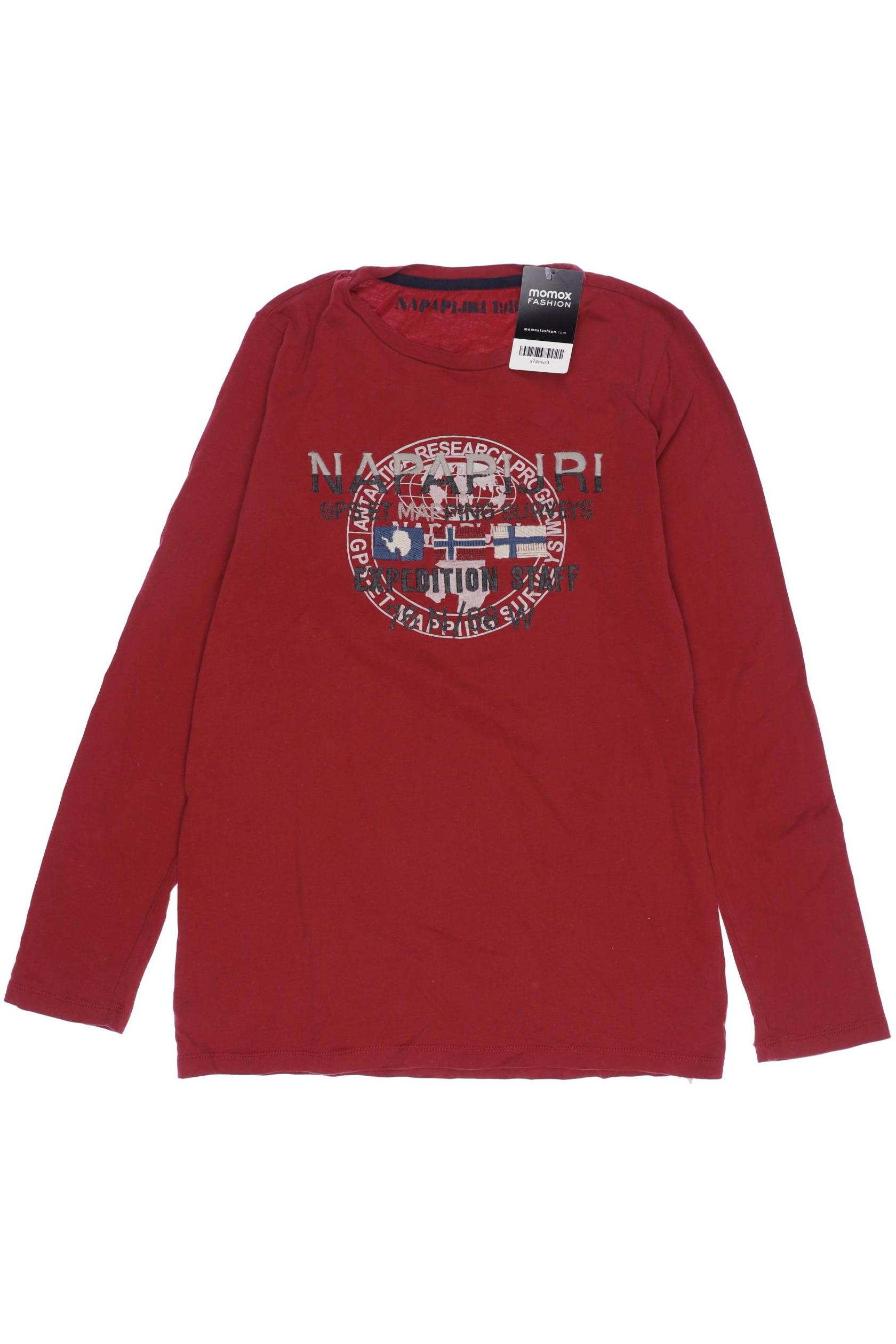 

Napapijri Herren Langarmshirt, rot, Gr. 170