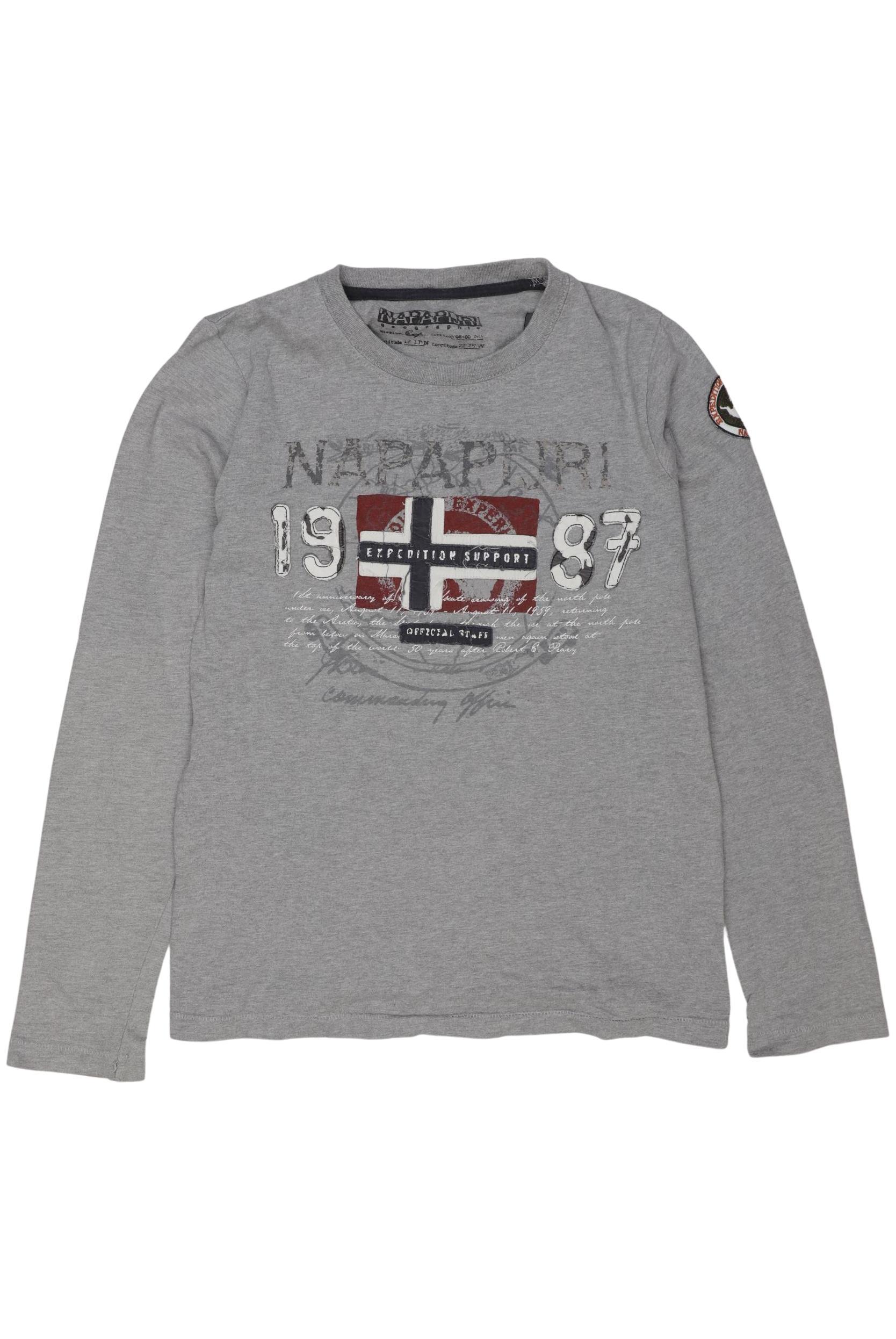 

Napapijri Jungen Langarmshirt, grau, Gr. 152