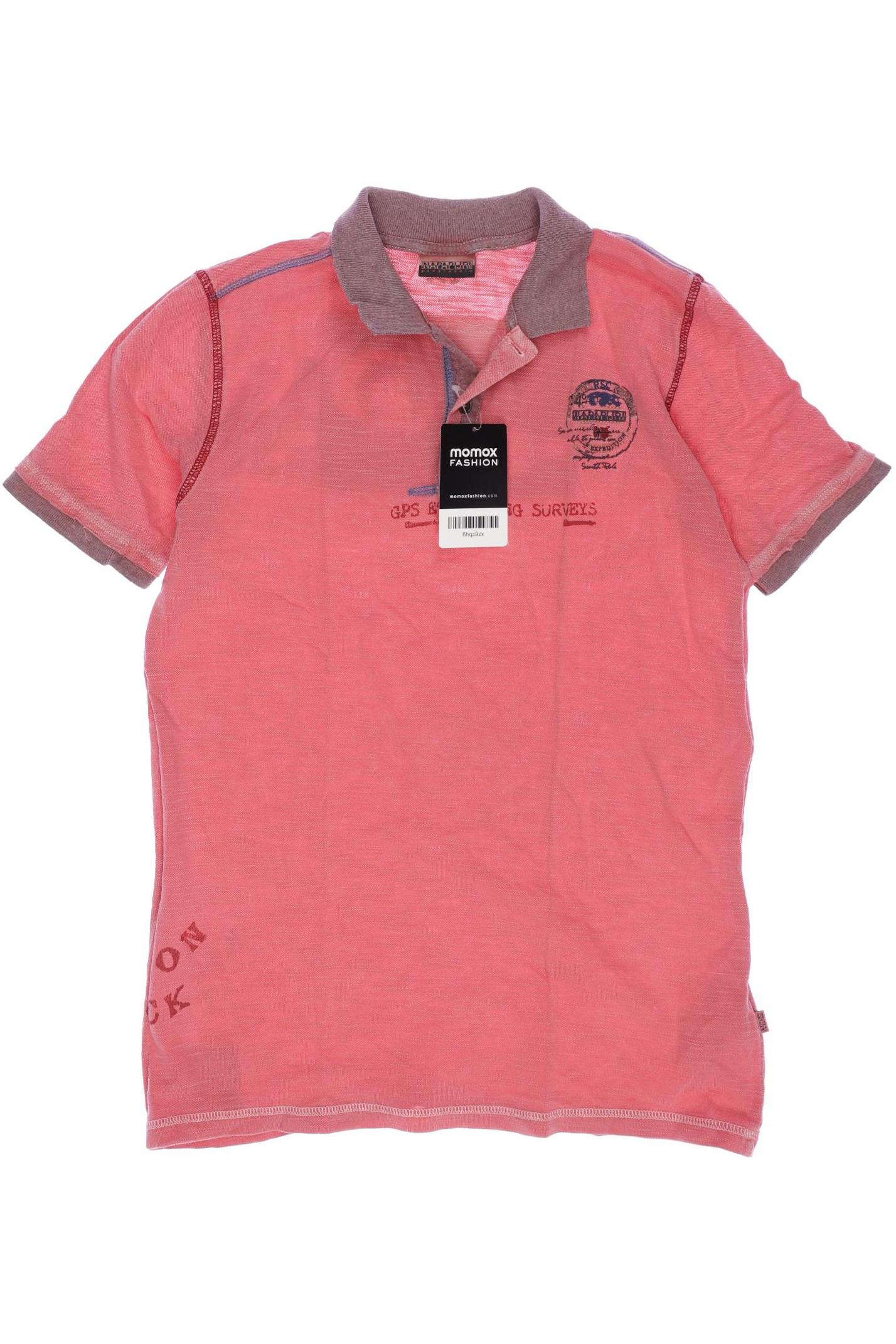 

Napapijri Herren Poloshirt, pink, Gr. 158