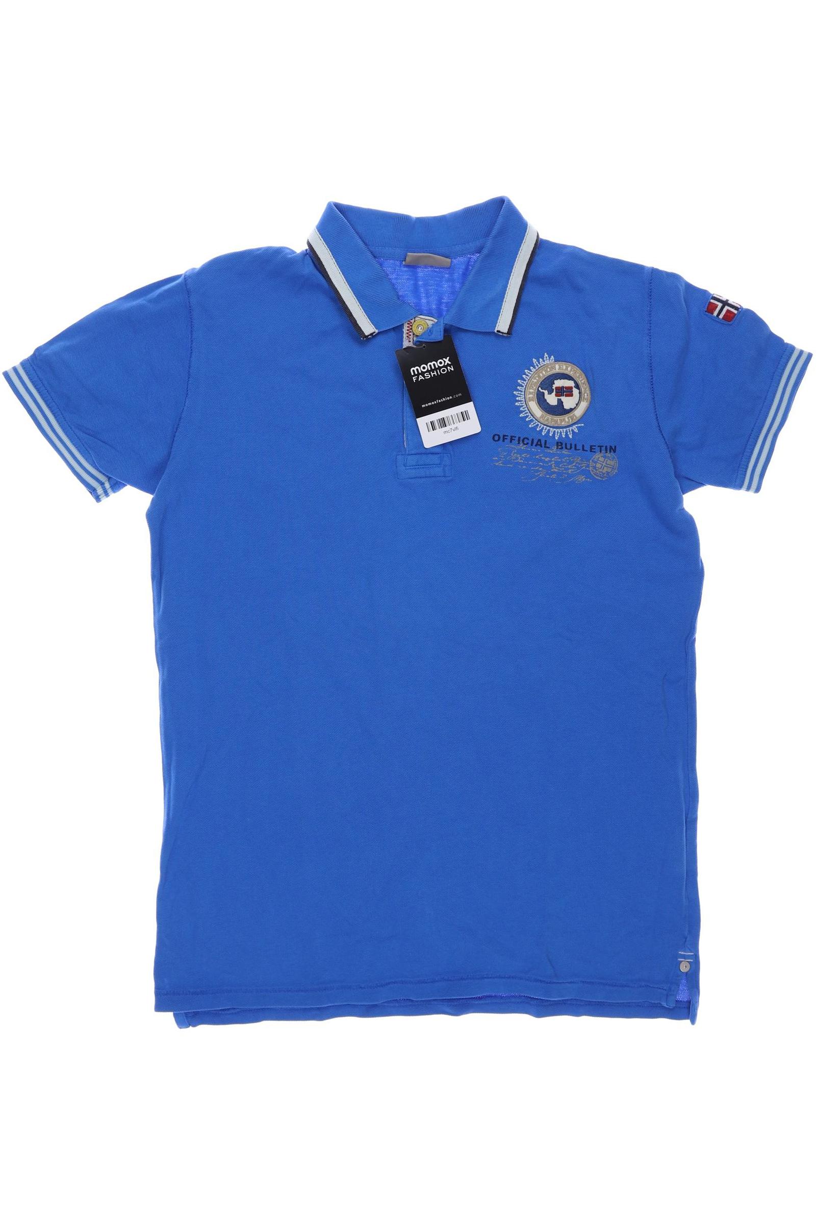 

Napapijri Herren Poloshirt, blau, Gr. 170