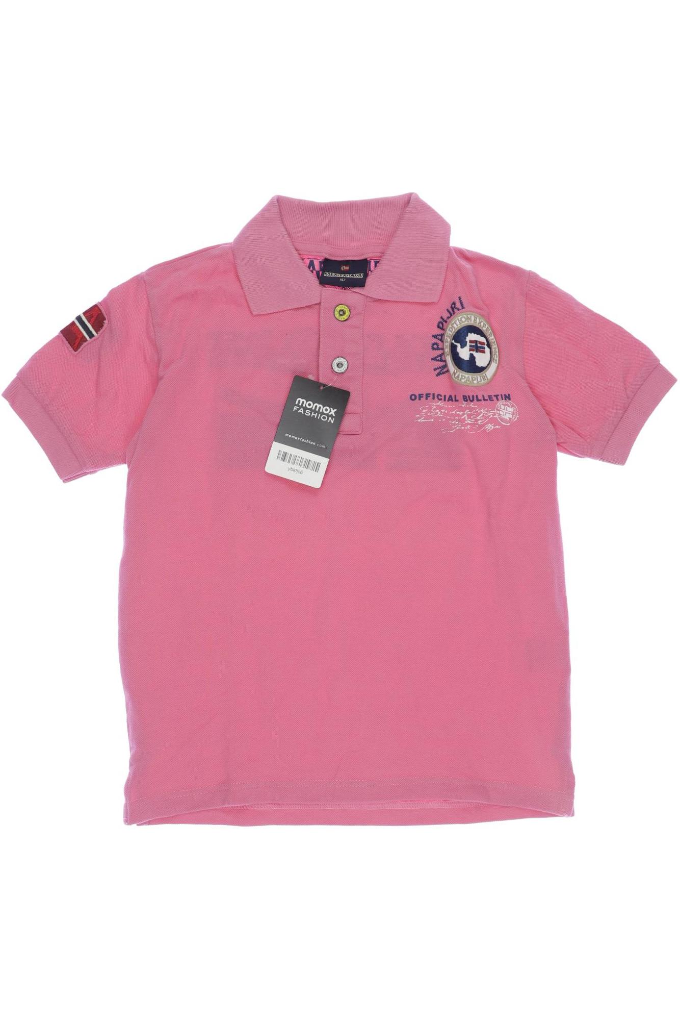 

Napapijri Herren Poloshirt, pink, Gr. 152