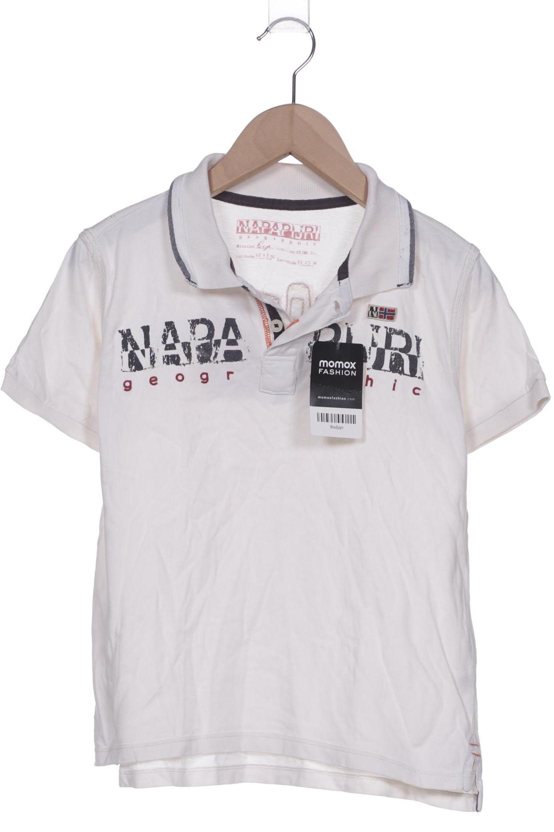

Napapijri Herren Poloshirt, weiß, Gr. 140
