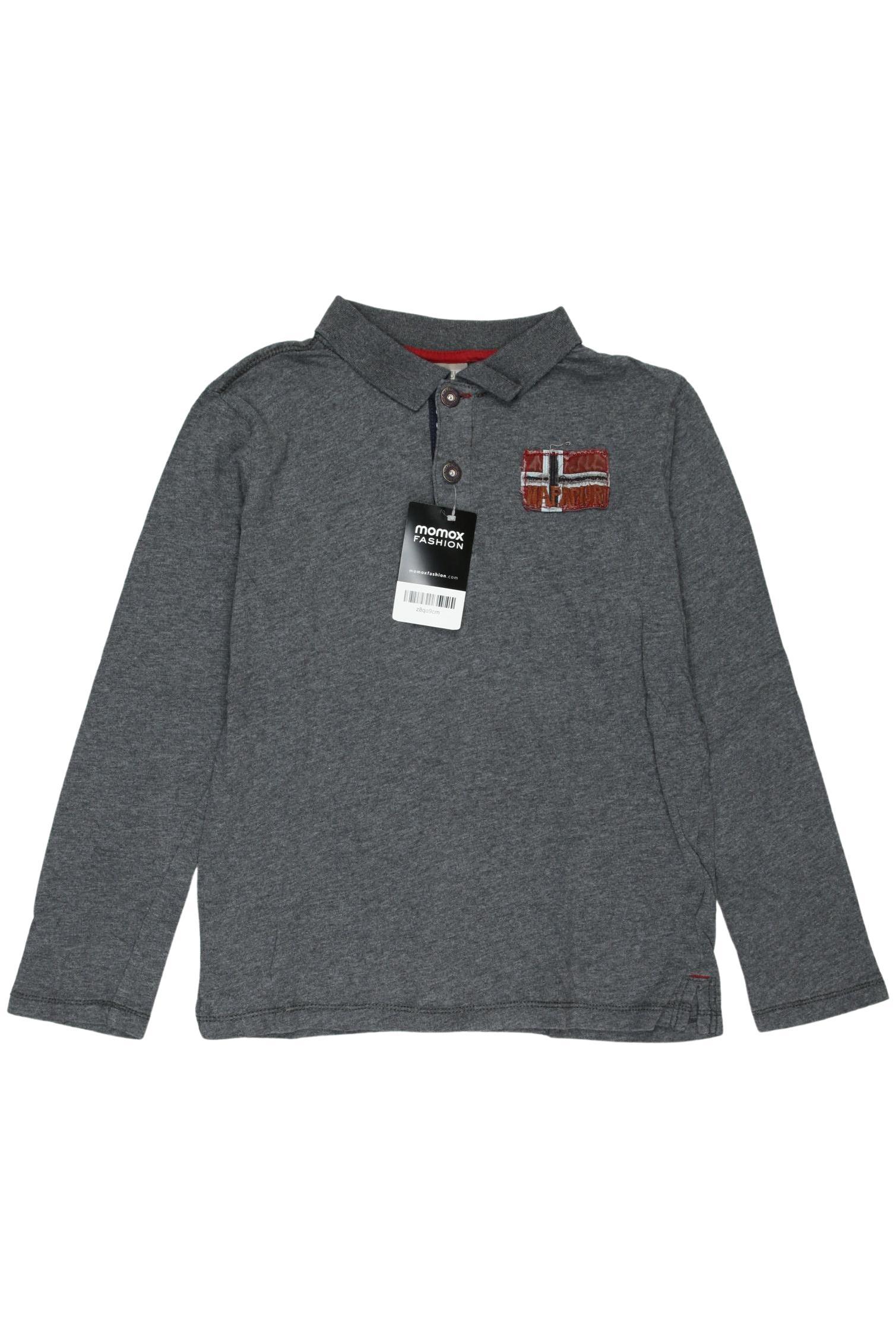 

Napapijri Herren Poloshirt, grau, Gr. 140